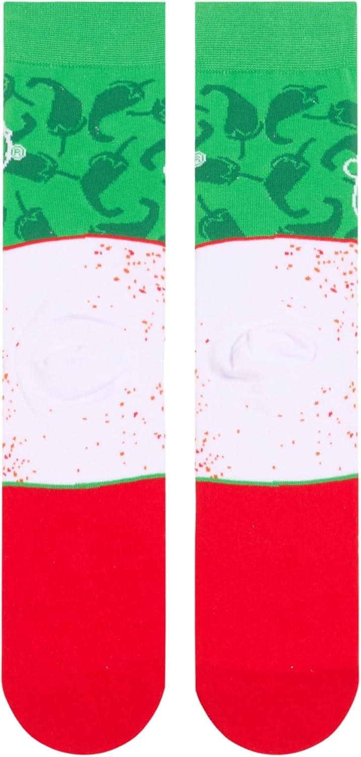 image:imageCool Socks Condiment Novelty Crew Socks for Men amp Women Fun FoodThemed Gift Colorful Everyday Crew Sock CollectionTajin Mash Up