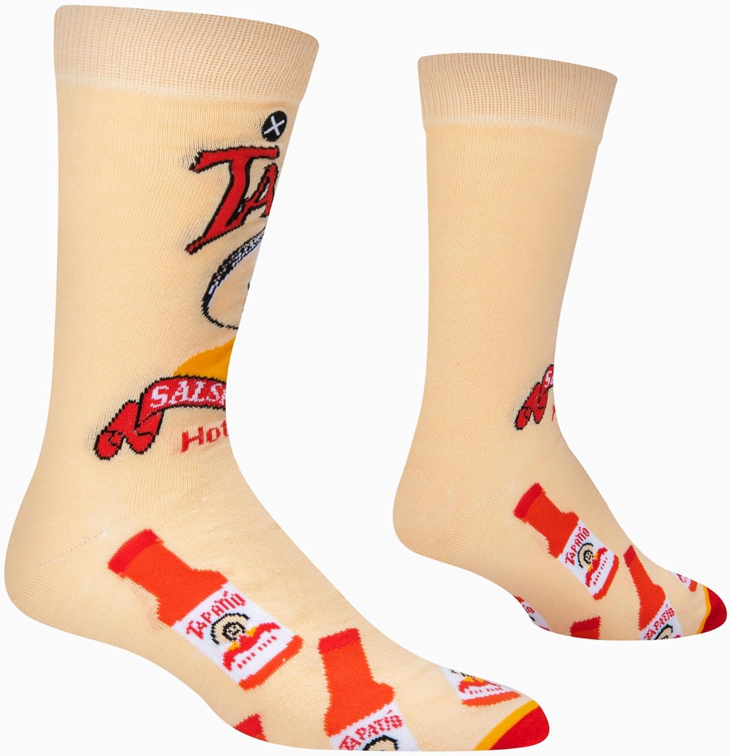 image:imageCool Socks Condiment Novelty Crew Socks for Men amp Women Fun FoodThemed Gift Colorful Everyday Crew Sock CollectionTapatio Bottles