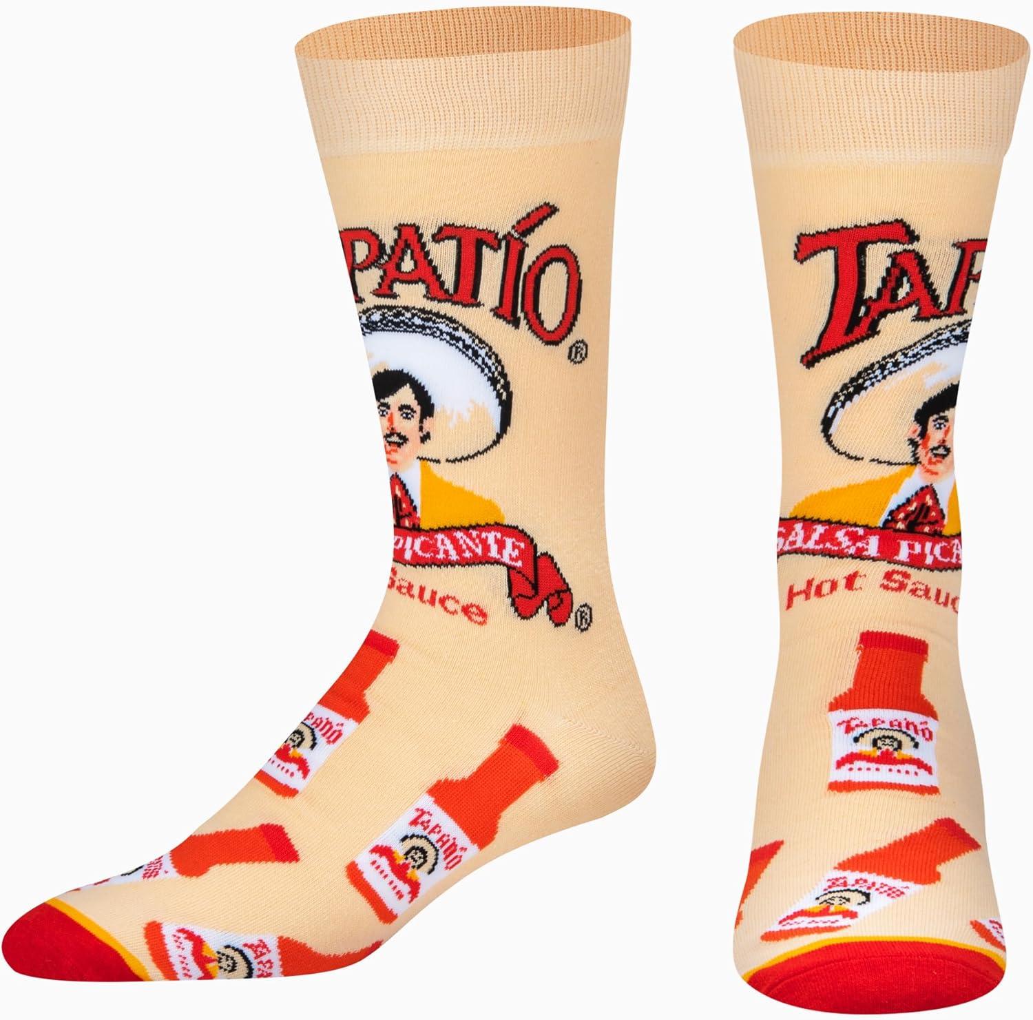 image:imageCool Socks Condiment Novelty Crew Socks for Men amp Women Fun FoodThemed Gift Colorful Everyday Crew Sock CollectionTapatio Bottles
