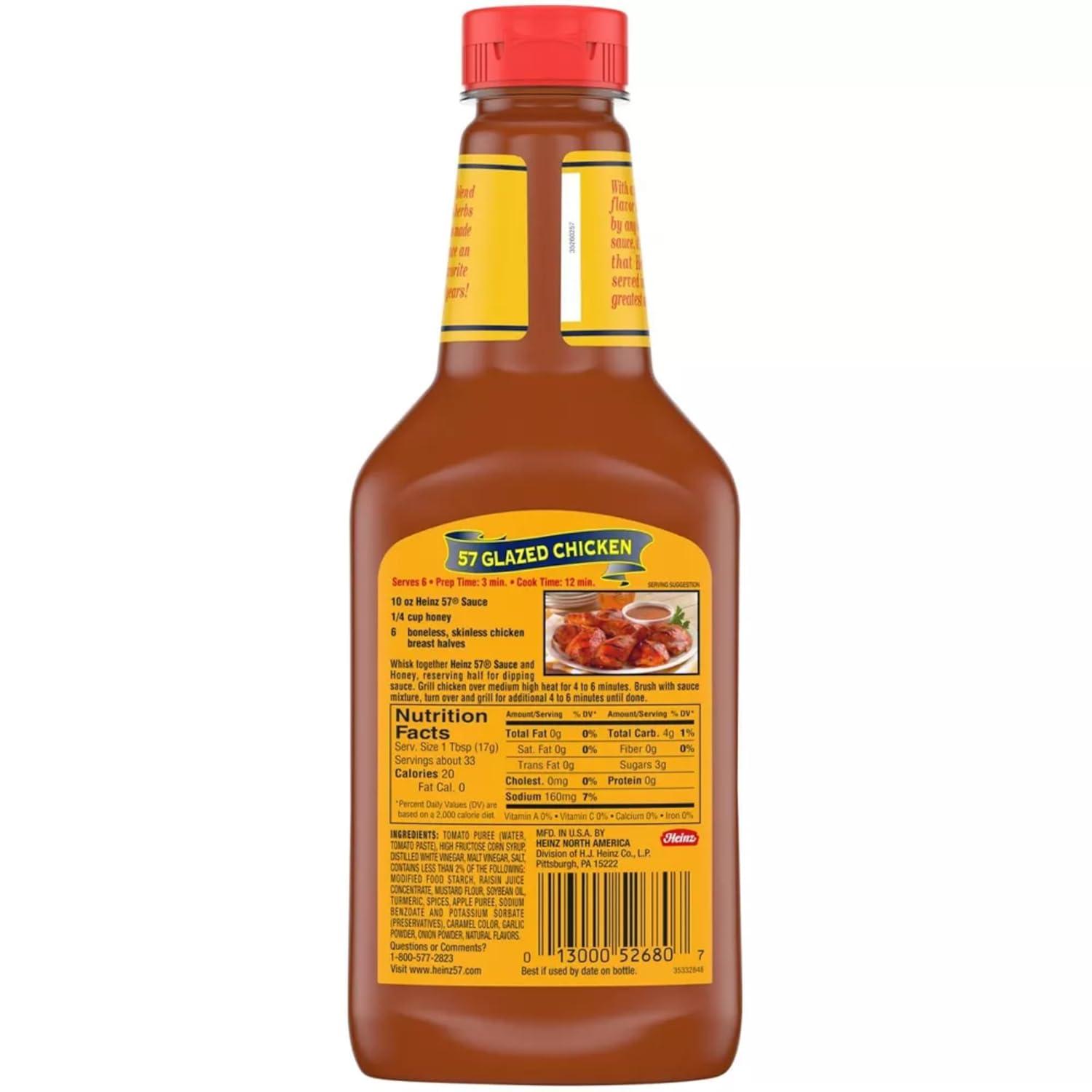 image:imageHeinz 57 Original Sauce 20 oz Bottlesauce