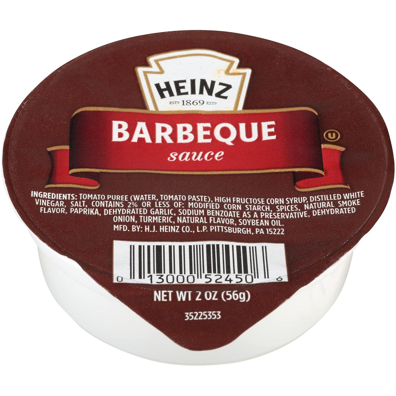image:imageHeinz BBQ Sauce Dip Cup Single Serve Packet 1 oz Packets Pack of 100Barbecue