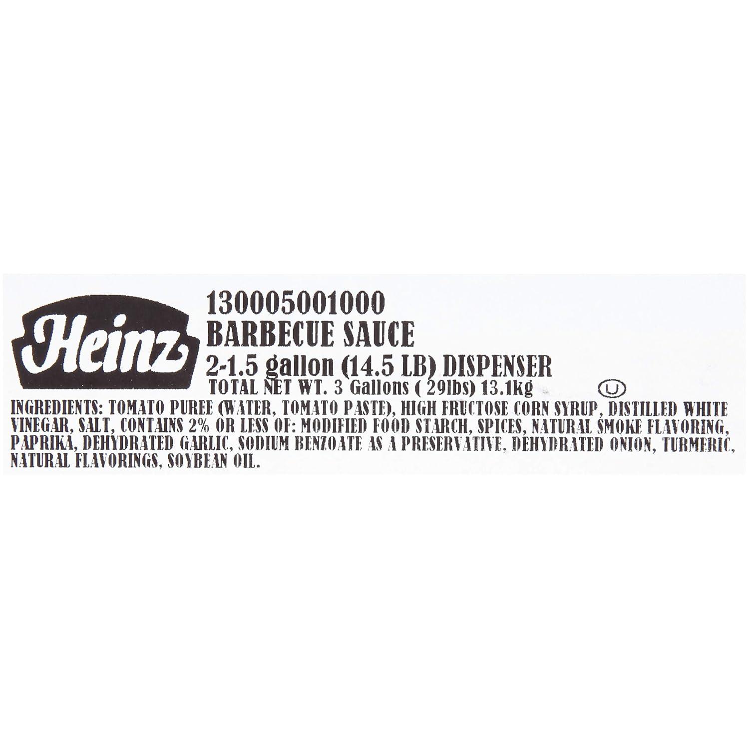 image:imageHeinz Barbeque Sauce 15gal Bags Pack of 2Barbeque