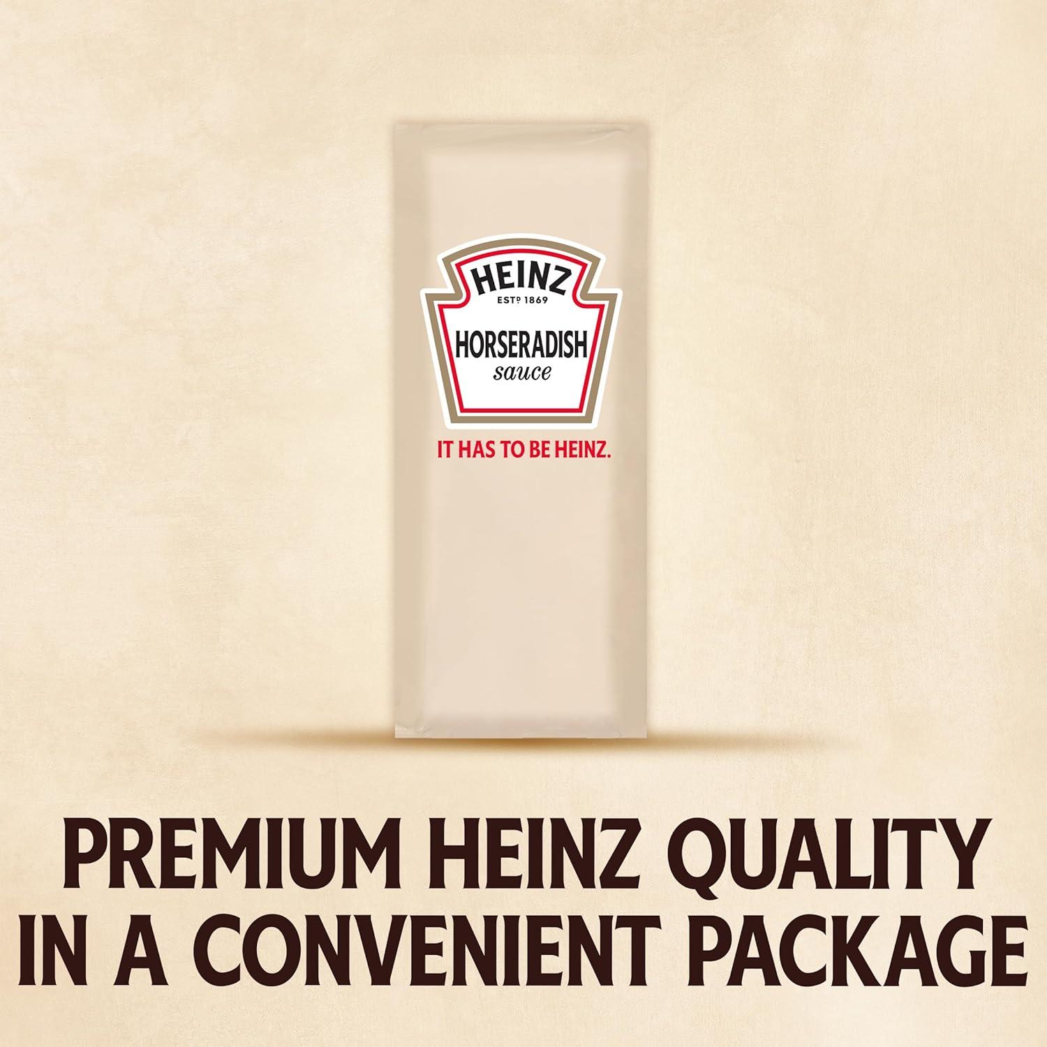 image:imageHeinz Horseradish Sauce Single Serve Packet 04 oz Packets Pack of 200Horseradish