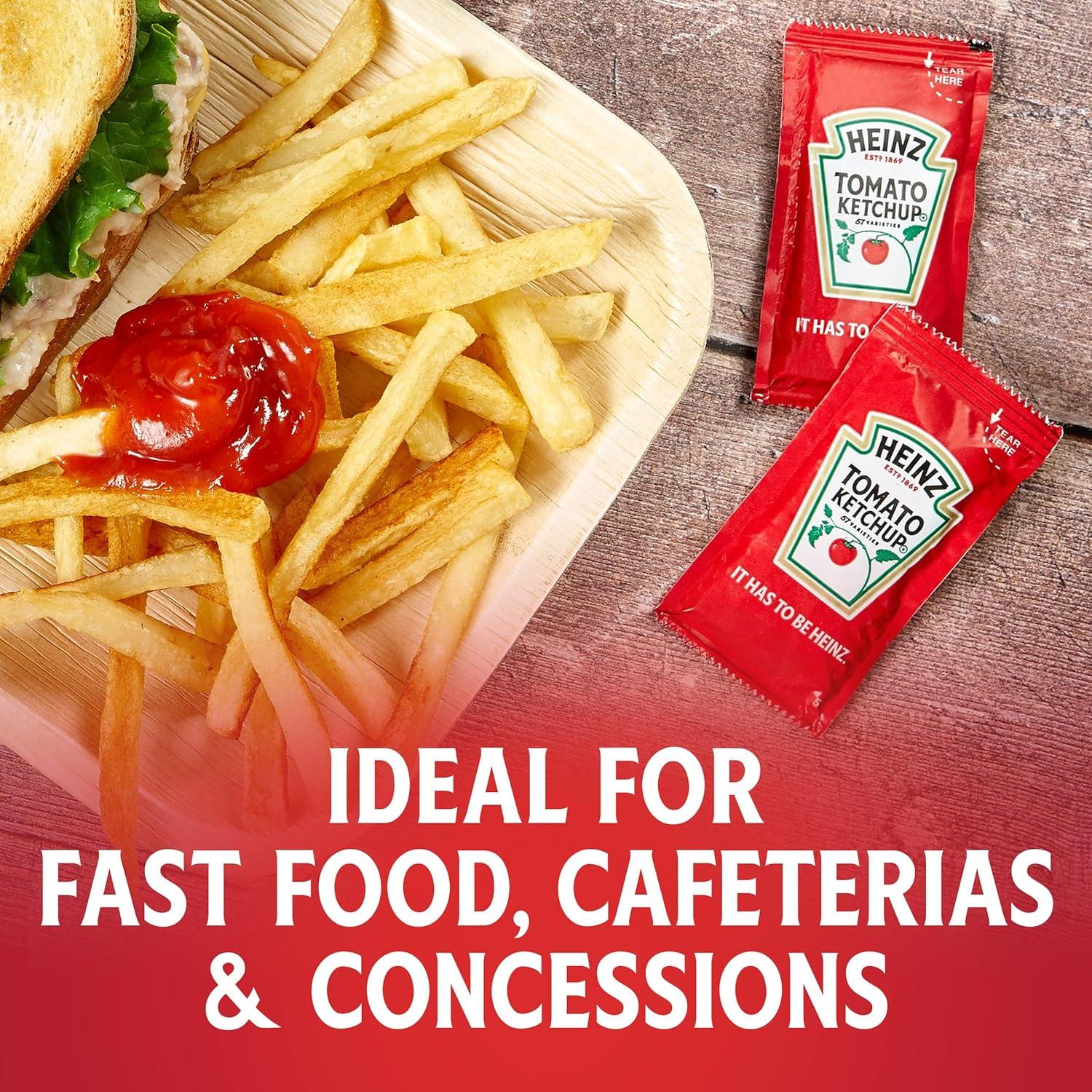 image:imageHeinz Ketchup Single Serve Packet 025 oz Packets Pack of 750025 Ounce Pack of 1000