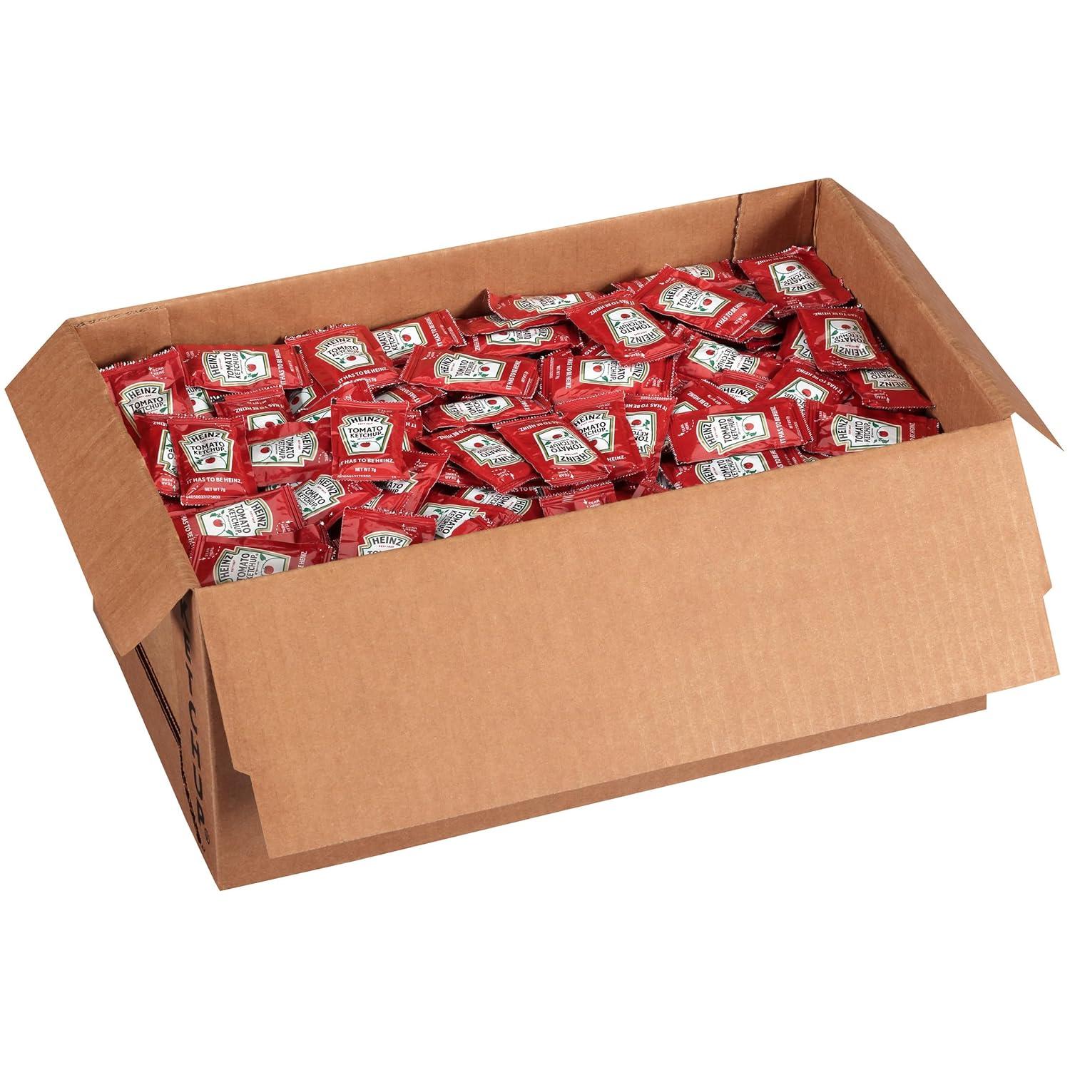 image:imageHeinz Ketchup Single Serve Packet 025 oz Packets Pack of 750025 Ounce Pack of 1000