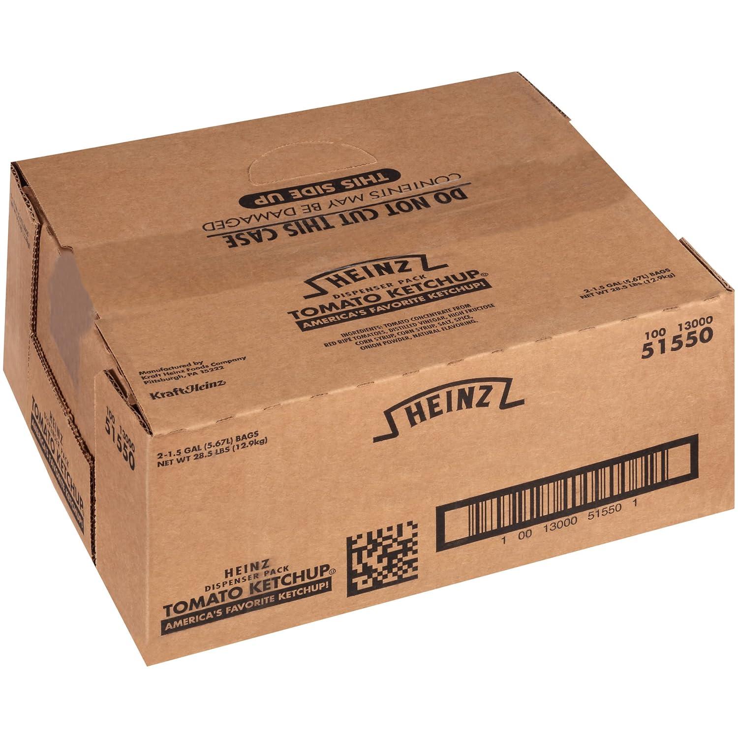image:imageHeinz Ketchup Single Serve Packet 025 oz Packets Pack of 75015 gal Bags Pack of 2