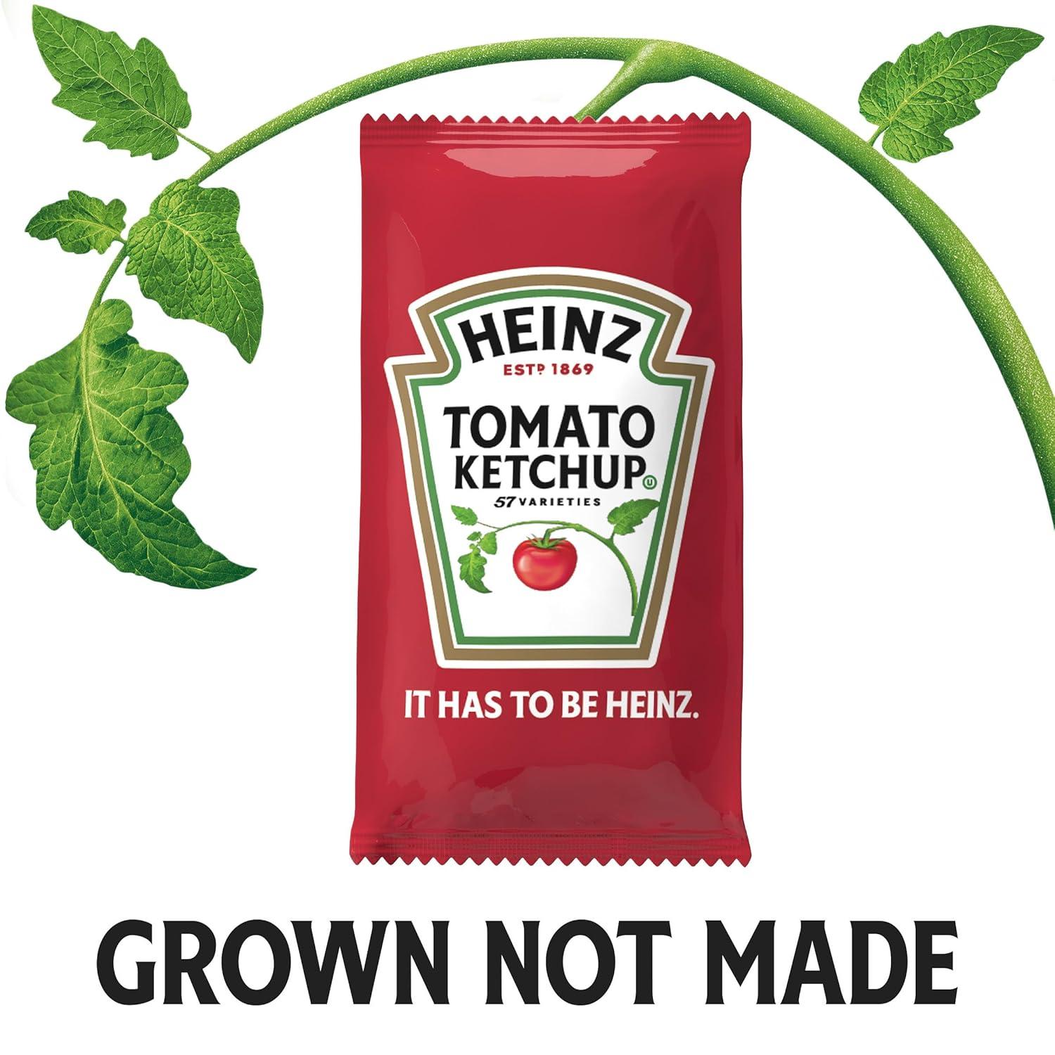 image:imageHeinz Ketchup Single Serve Packets 9g Packets Pack of 100003 Ounce Pack of 1000
