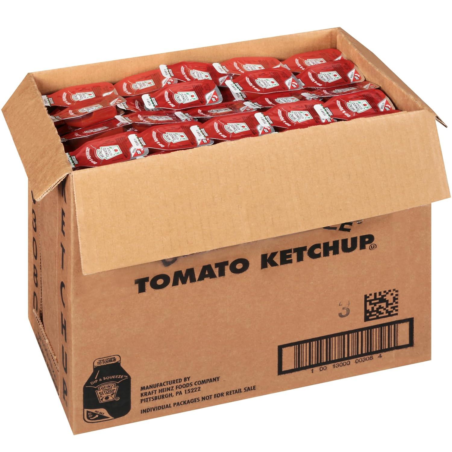 image:imageHeinz Ketchup Single Serve Packets 9g Packets Pack of 1000095 Ounce Pack of 500
