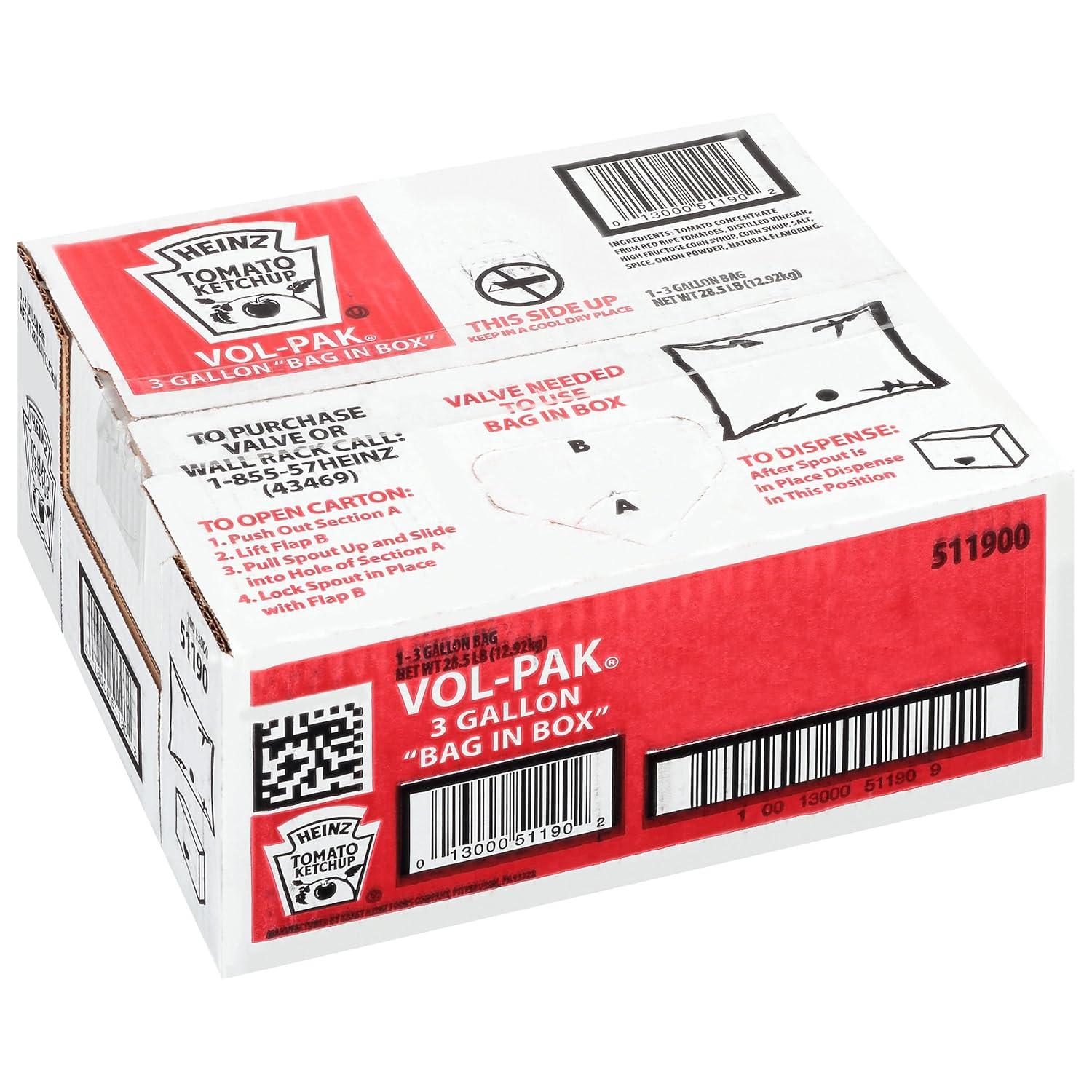 image:imageHeinz Ketchup Single Serve Packets 9g Packets Pack of 10003 gal Bag