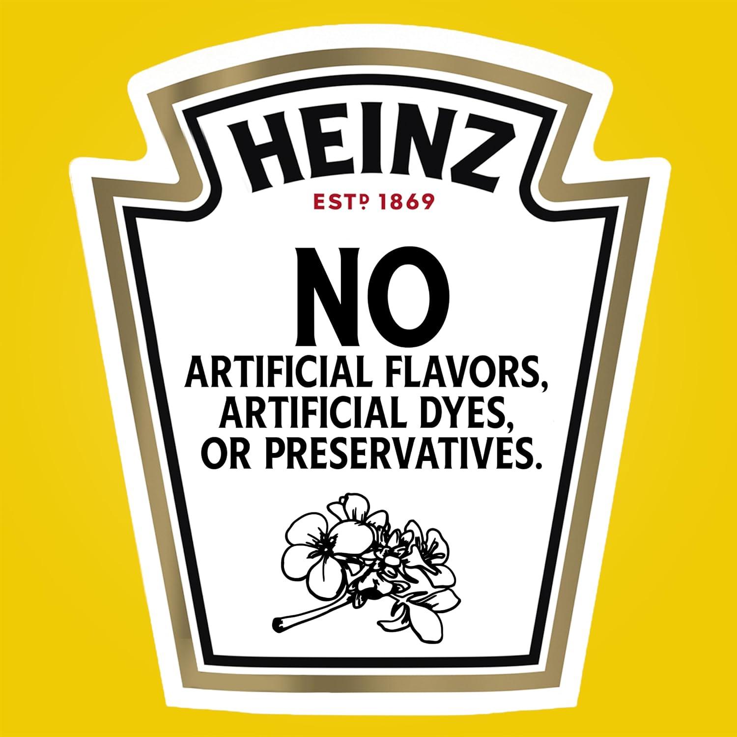 image:imageHeinz Mild Mustard Single Serve Packet 02 oz Packets Pack of 50002 Ounce Pack of 1
