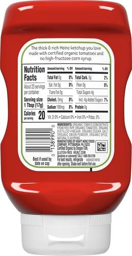 image:imageHeinz Organic Tomato Ketchup 14 oz Bottle14 Ounce Pack of 2