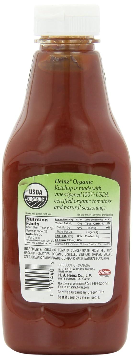 image:imageHeinz Organic Tomato Ketchup 32 oz BottleKetchup