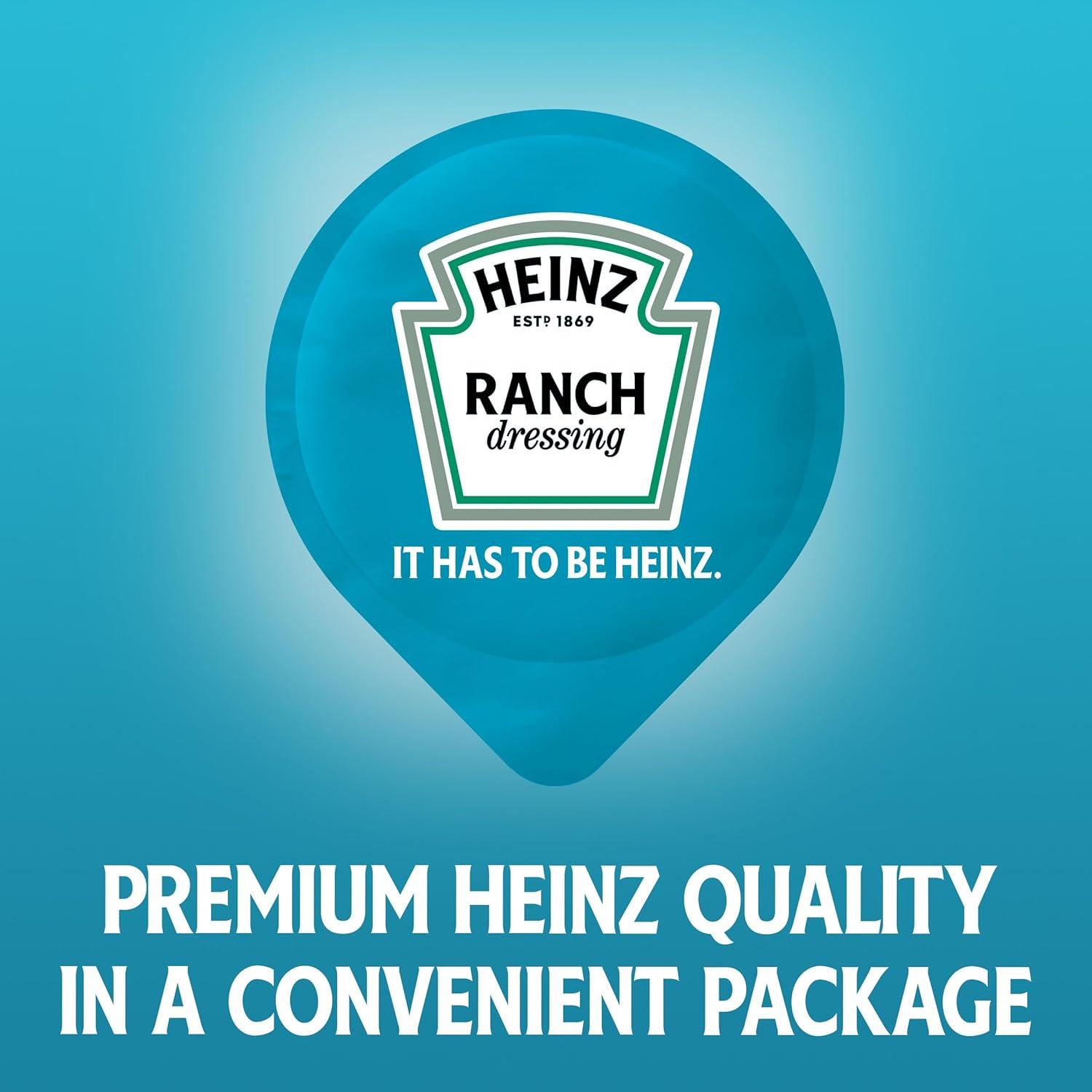 image:imageHeinz Ranch Dressing Single Serve Packet 2 oz Packets Pack of 60Ranch