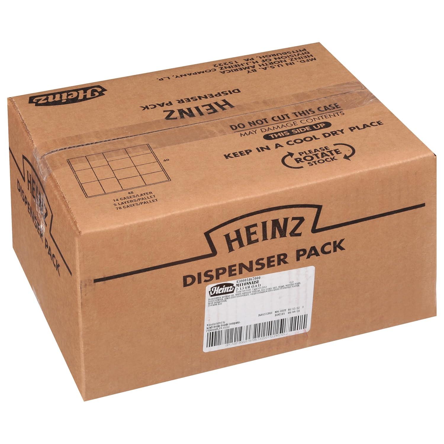 image:imageHeinz Real Mayonnaise Single Serve Packet 04 oz Packets Pack of 500Mayonnaise