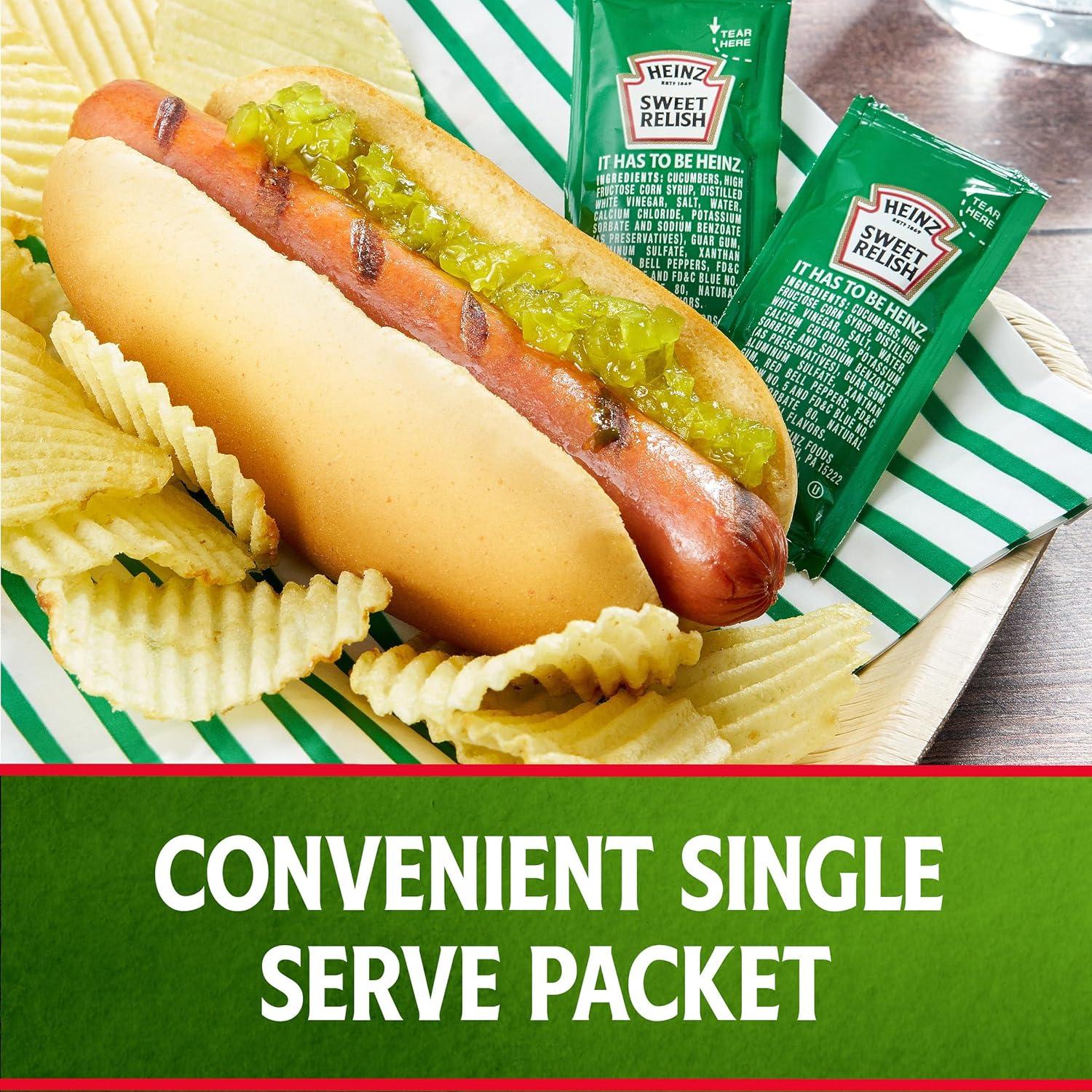 image:imageHeinz Relish Single Serve Packet 03 oz Packets Pack of 200Relish
