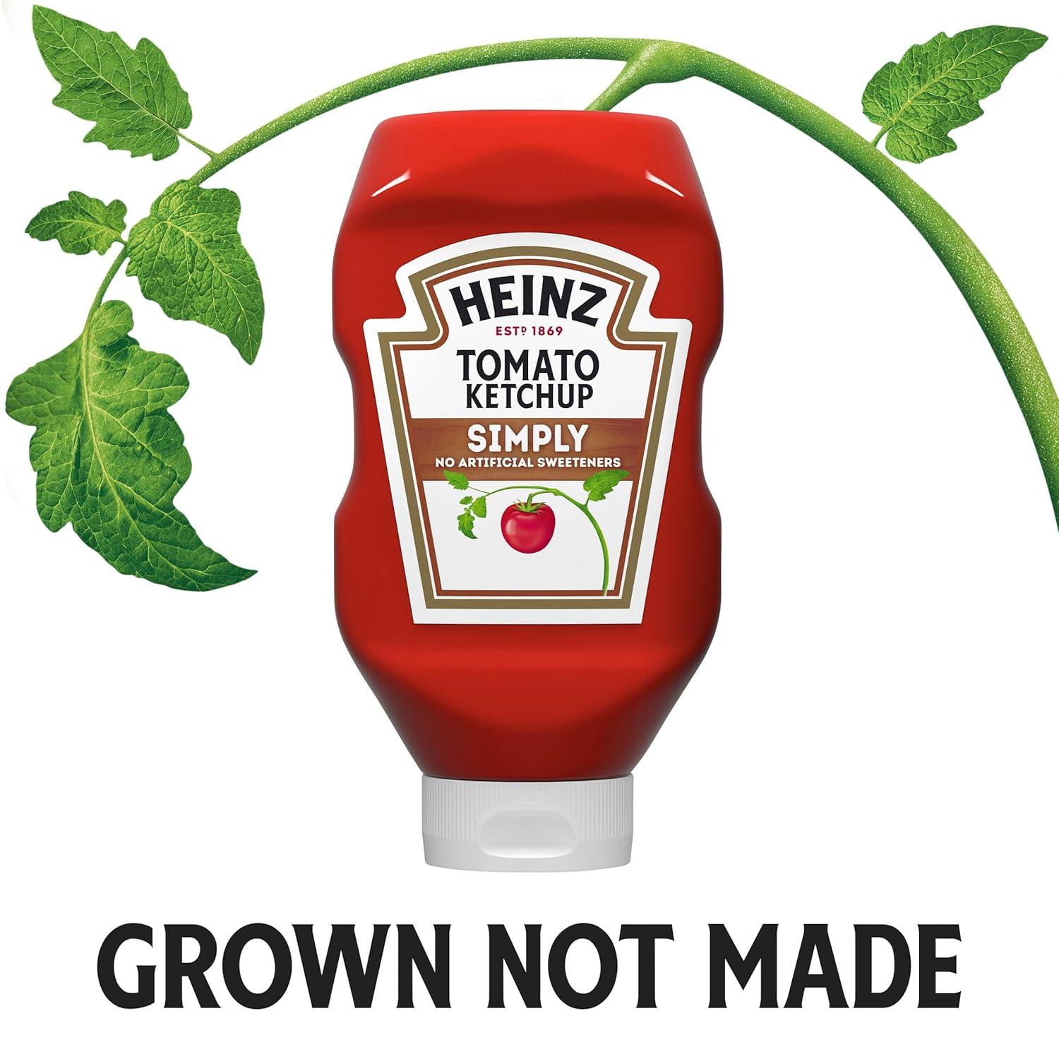 image:imageHeinz Simply Tomato Ketchup with No Artificial Sweeteners 31 oz BottleSimply