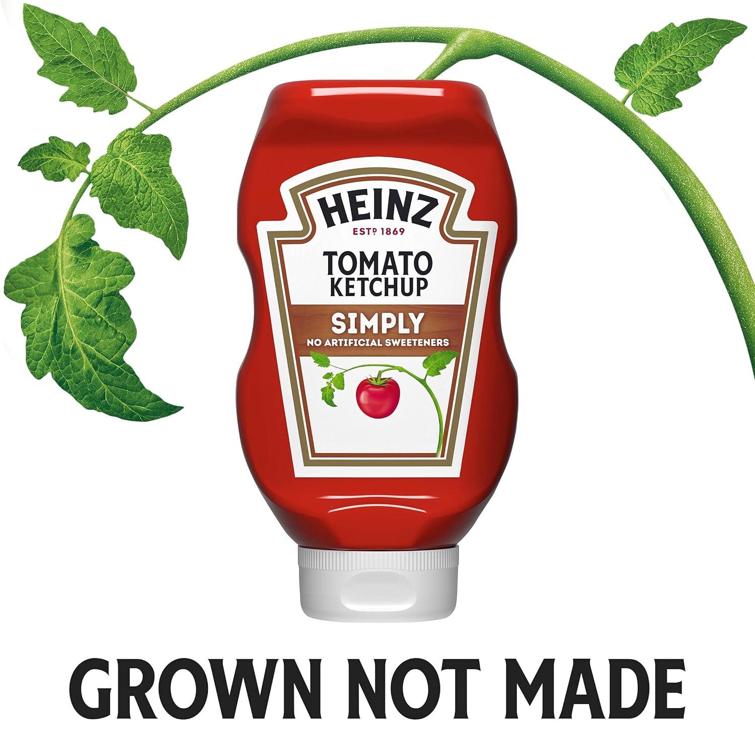 image:imageHeinz Simply Tomato Ketchup with No Artificial Sweeteners 31 oz BottleSimply Tomato Ketchup