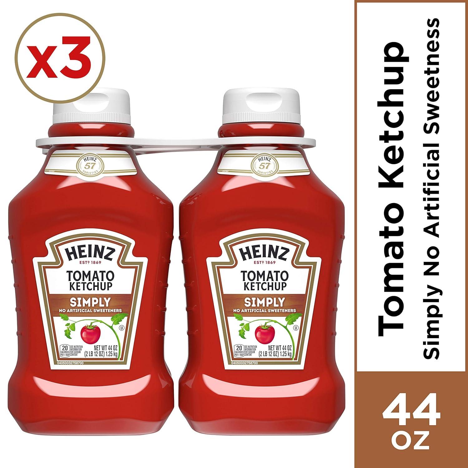 image:imageHeinz Simply Tomato Ketchup with No Artificial Sweeteners 31 oz BottleSimply Tomato Ketchup