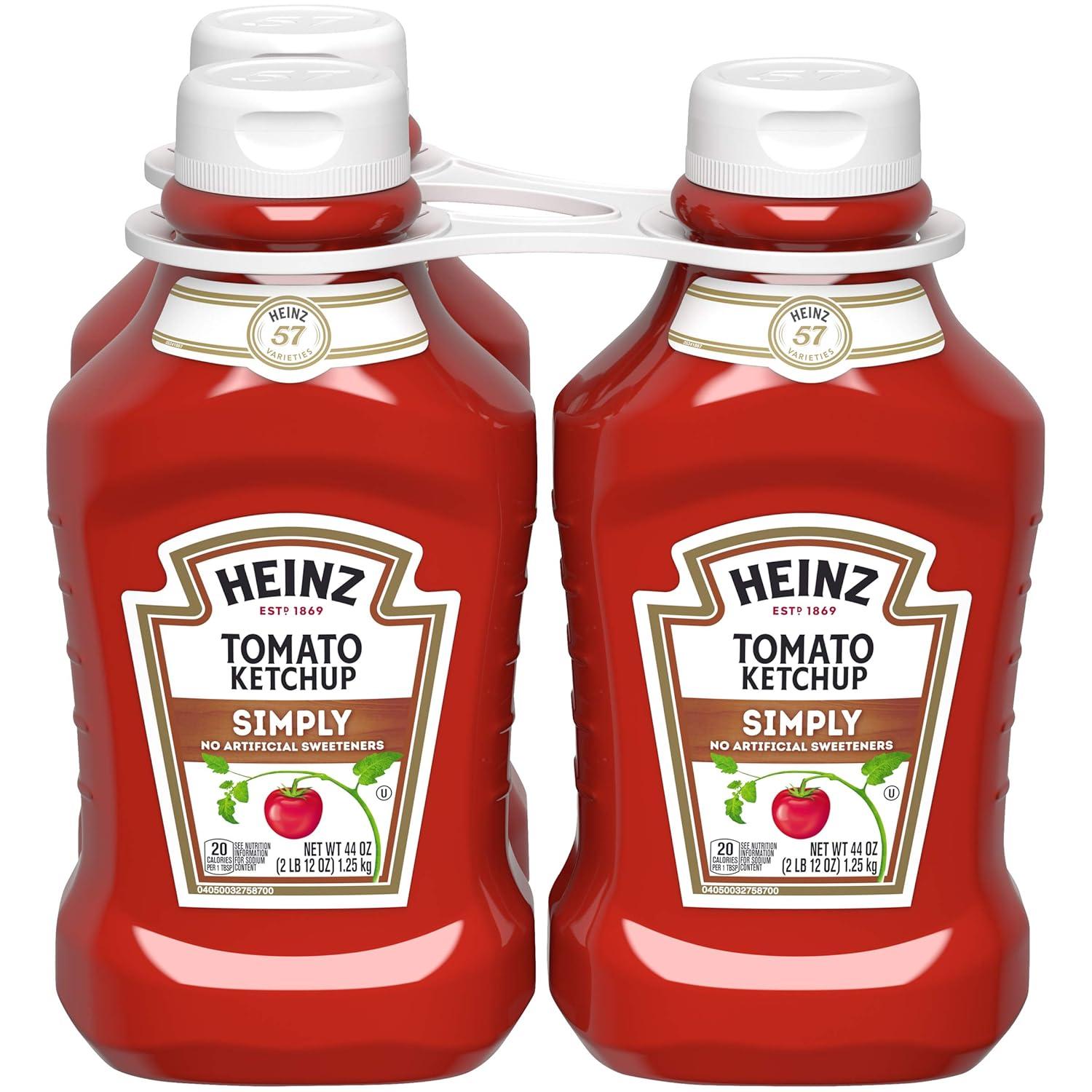 image:imageHeinz Simply Tomato Ketchup with No Artificial Sweeteners 31 oz BottleSimply Tomato Ketchup