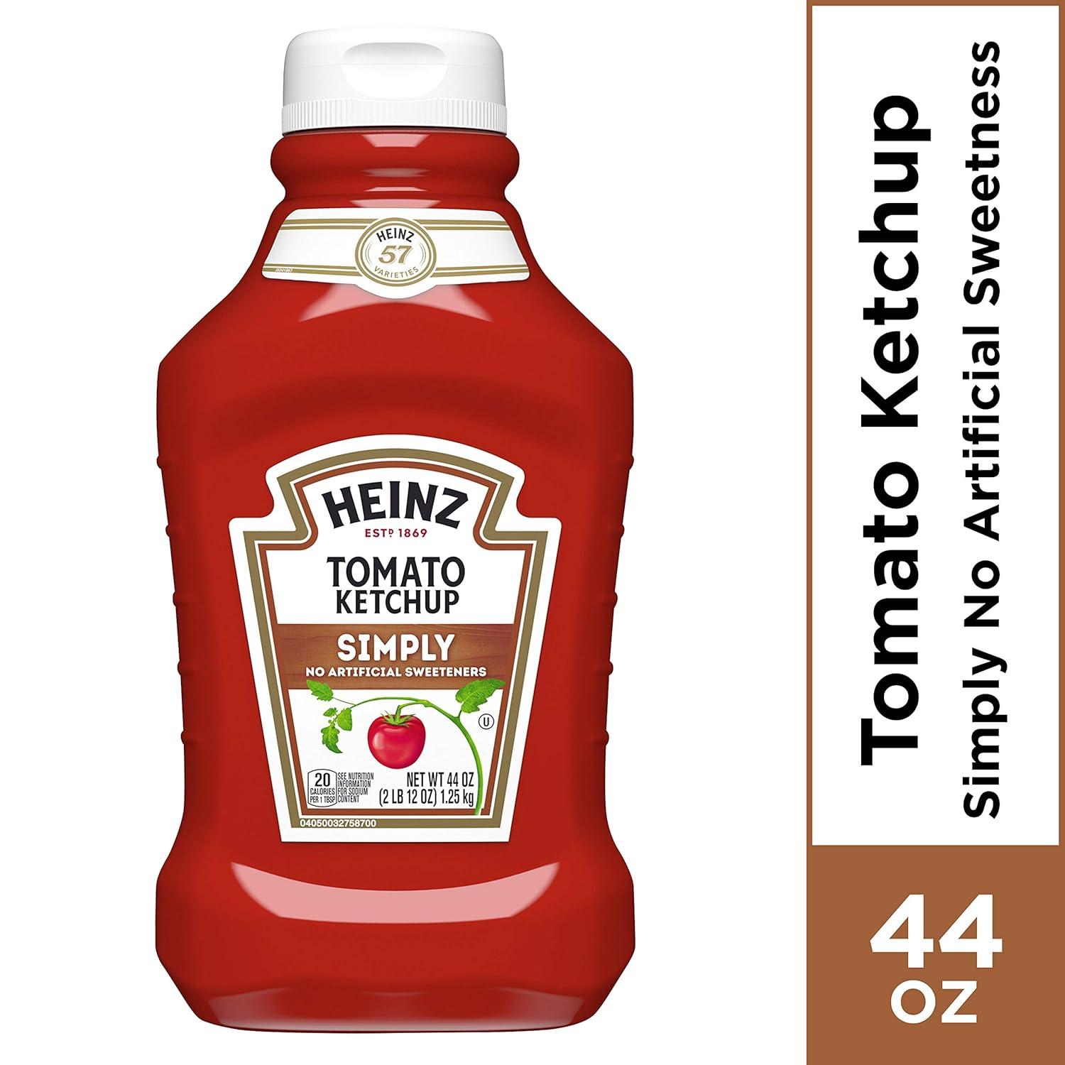 image:imageHeinz Simply Tomato Ketchup with No Artificial Sweeteners 31 oz BottleSimply Tomato Ketchup