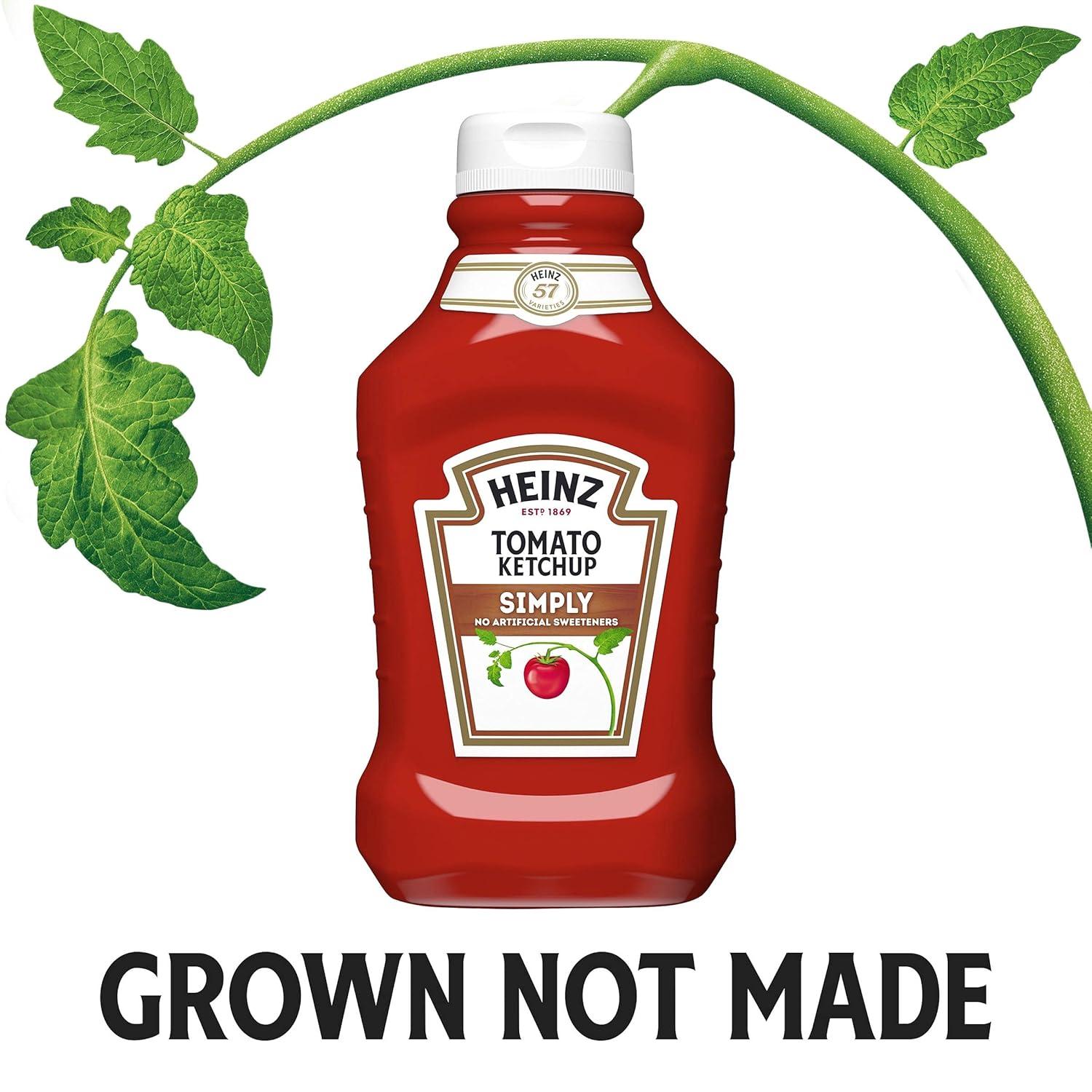 image:imageHeinz Simply Tomato Ketchup with No Artificial Sweeteners 31 oz BottleSimply Tomato Ketchup