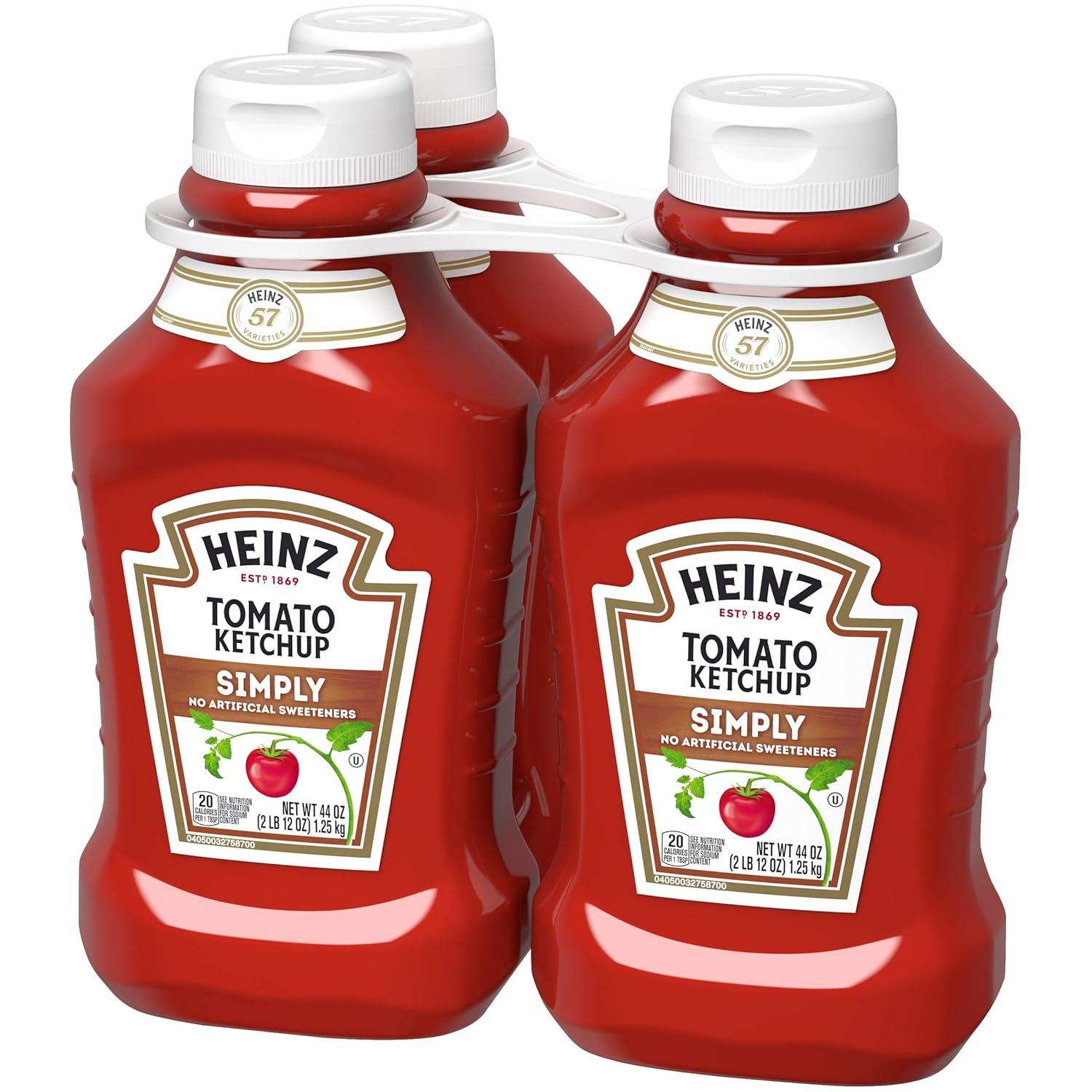 image:imageHeinz Simply Tomato Ketchup with No Artificial Sweeteners 31 oz BottleSimply Tomato Ketchup