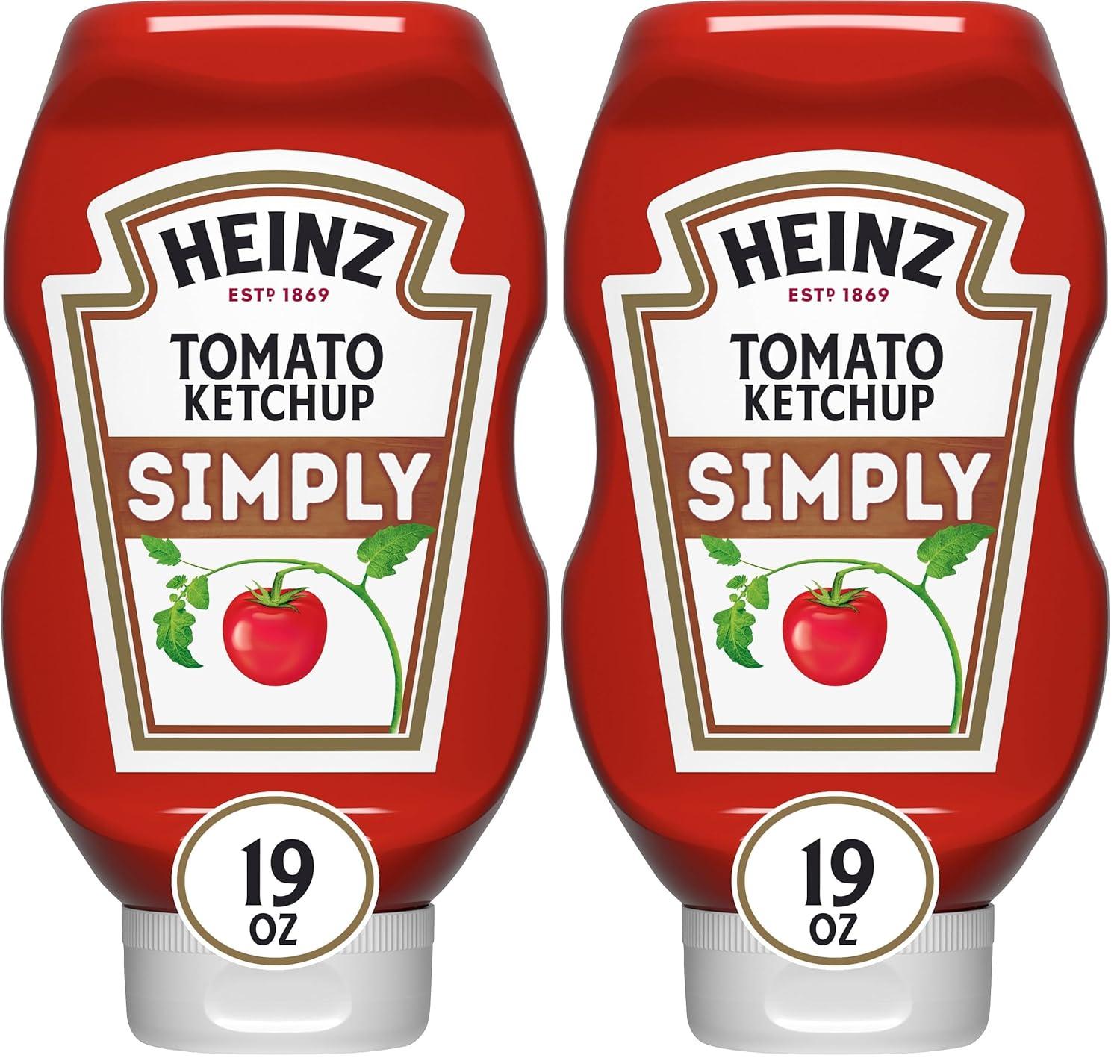image:imageHeinz Simply Tomato Ketchup with No Artificial Sweeteners 31 oz BottleSimply Tomato Ketchup