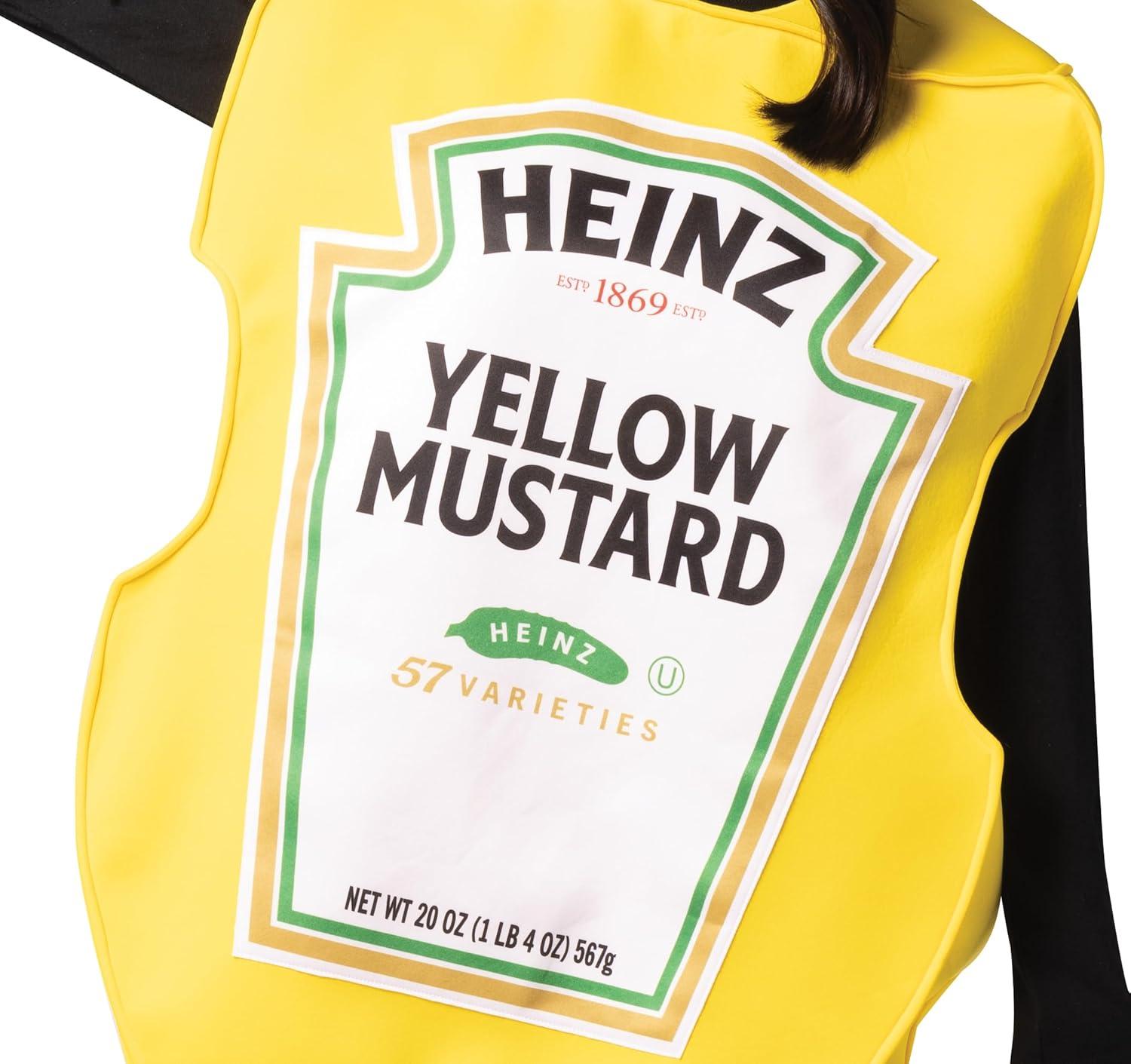 image:imageHeinz Squeeze Mustard Bottle Costume Adult