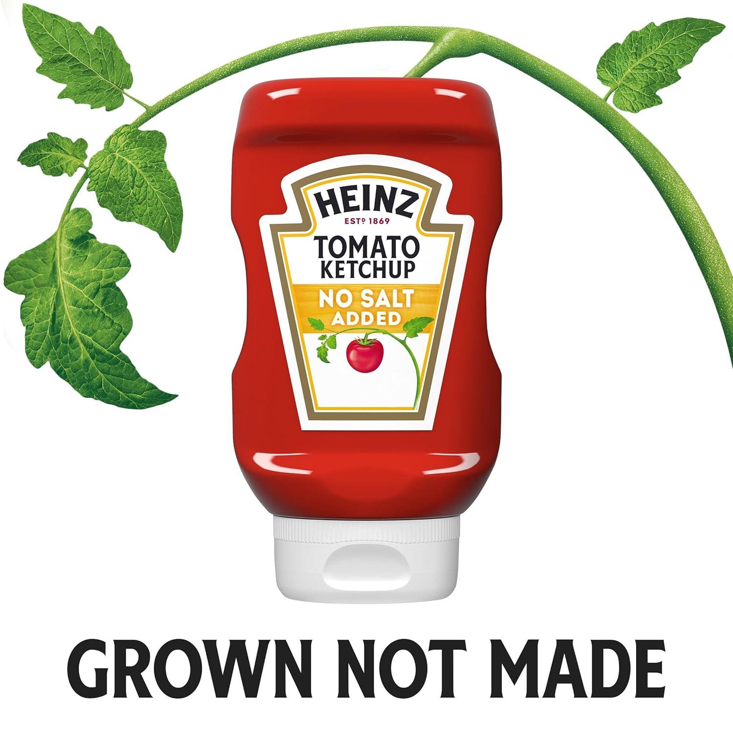 image:imageHeinz Tomato Ketchup with No Salt Added 14 oz BottleNo Salt
