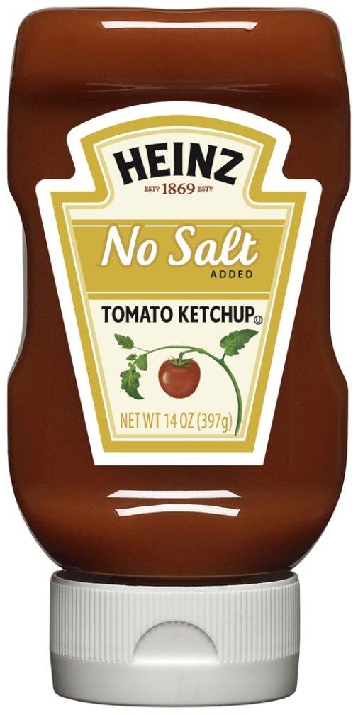 image:imageHeinz Tomato Ketchup with No Salt Added 14 oz BottleNo Salt