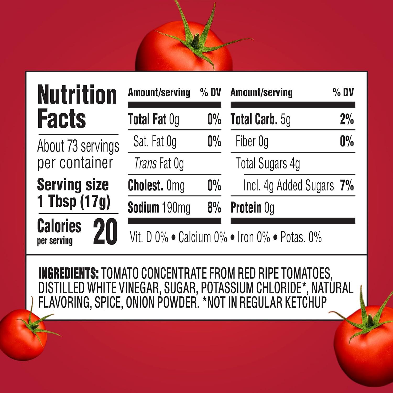 image:imageHeinz Tomato Ketchup with No Salt Added 14 oz BottleNo Salt Added