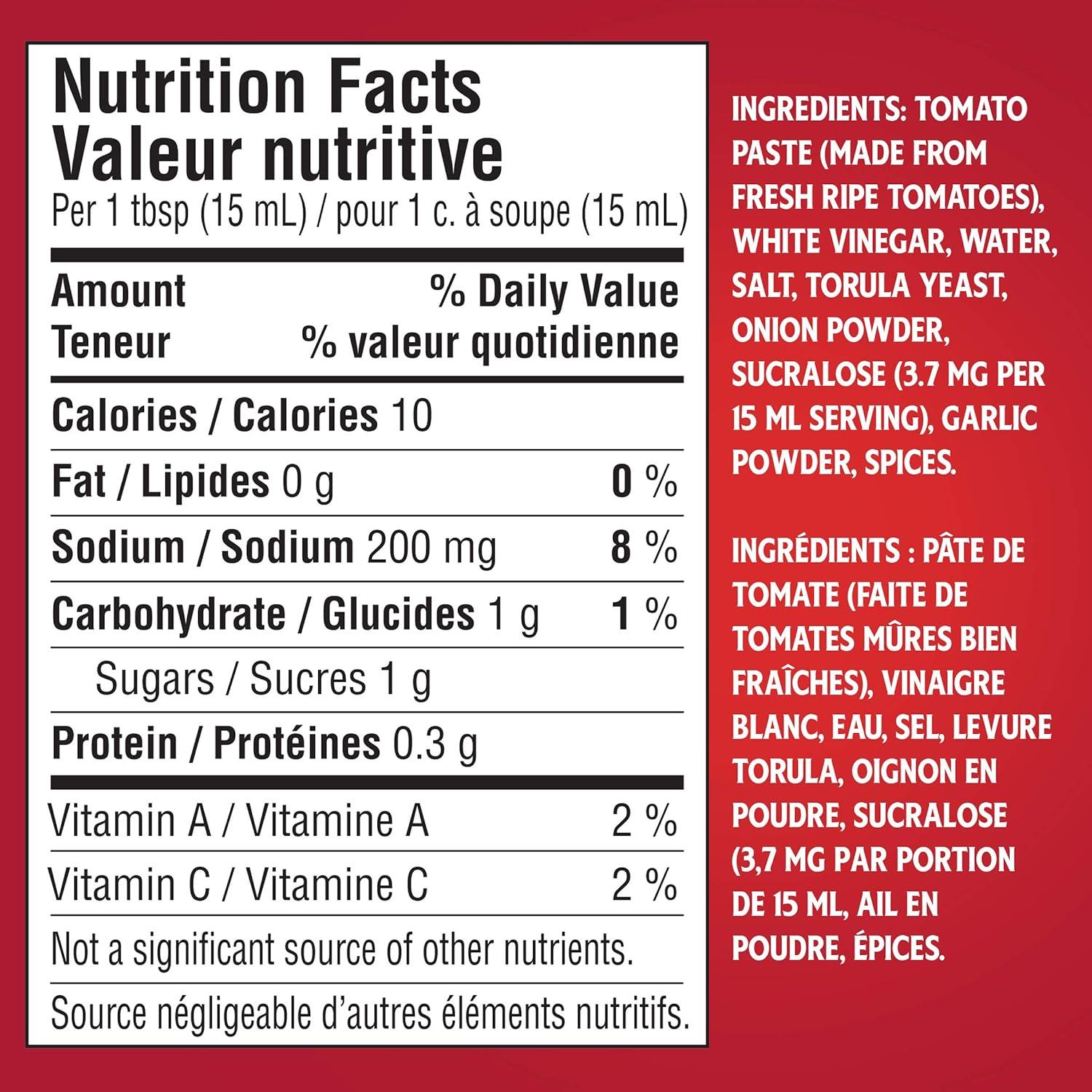 image:imageHeinz Tomato Ketchup with No Sugar Added 13 oz BottleKetchup Style