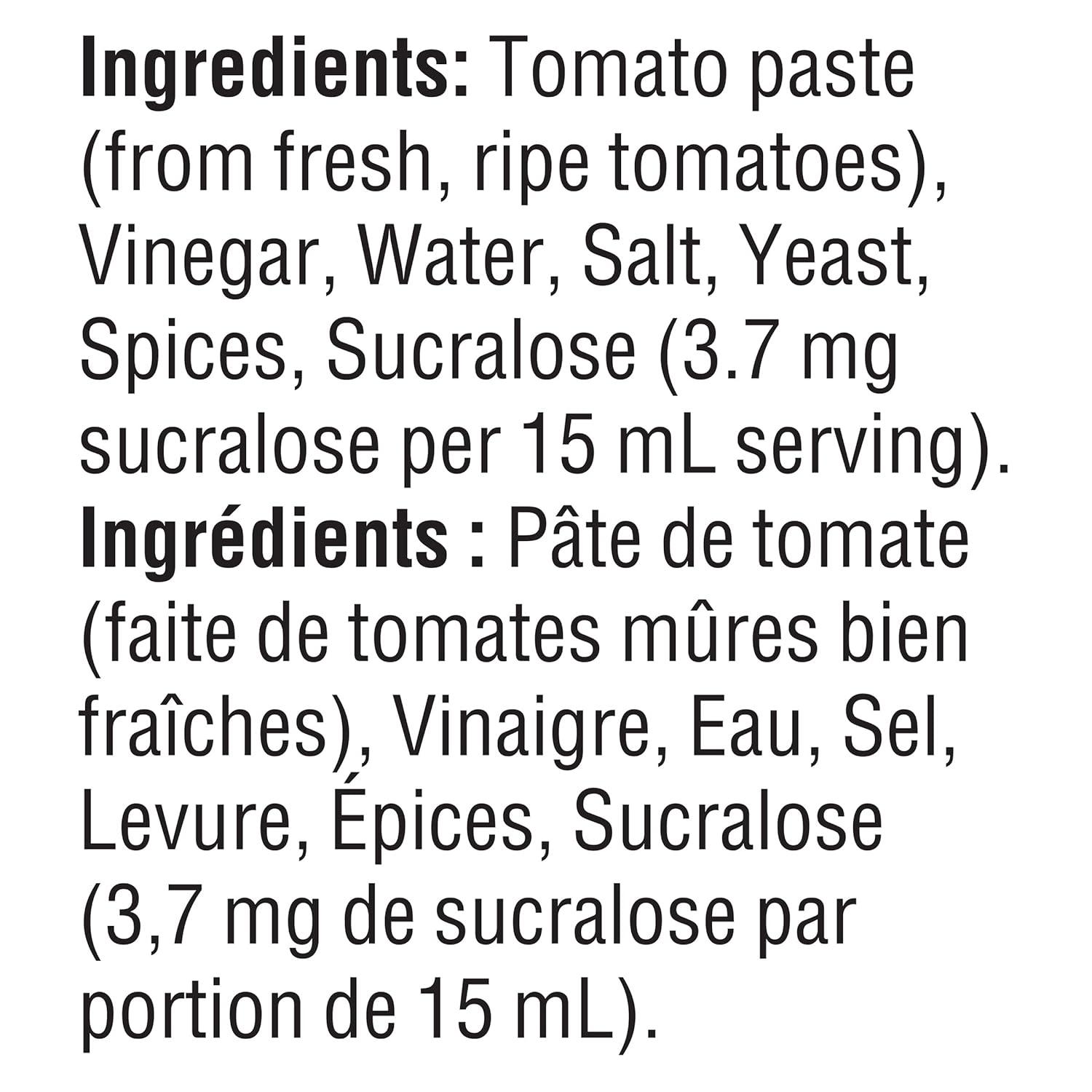 image:imageHeinz Tomato Ketchup with No Sugar Added 13 oz BottleKetchup Style