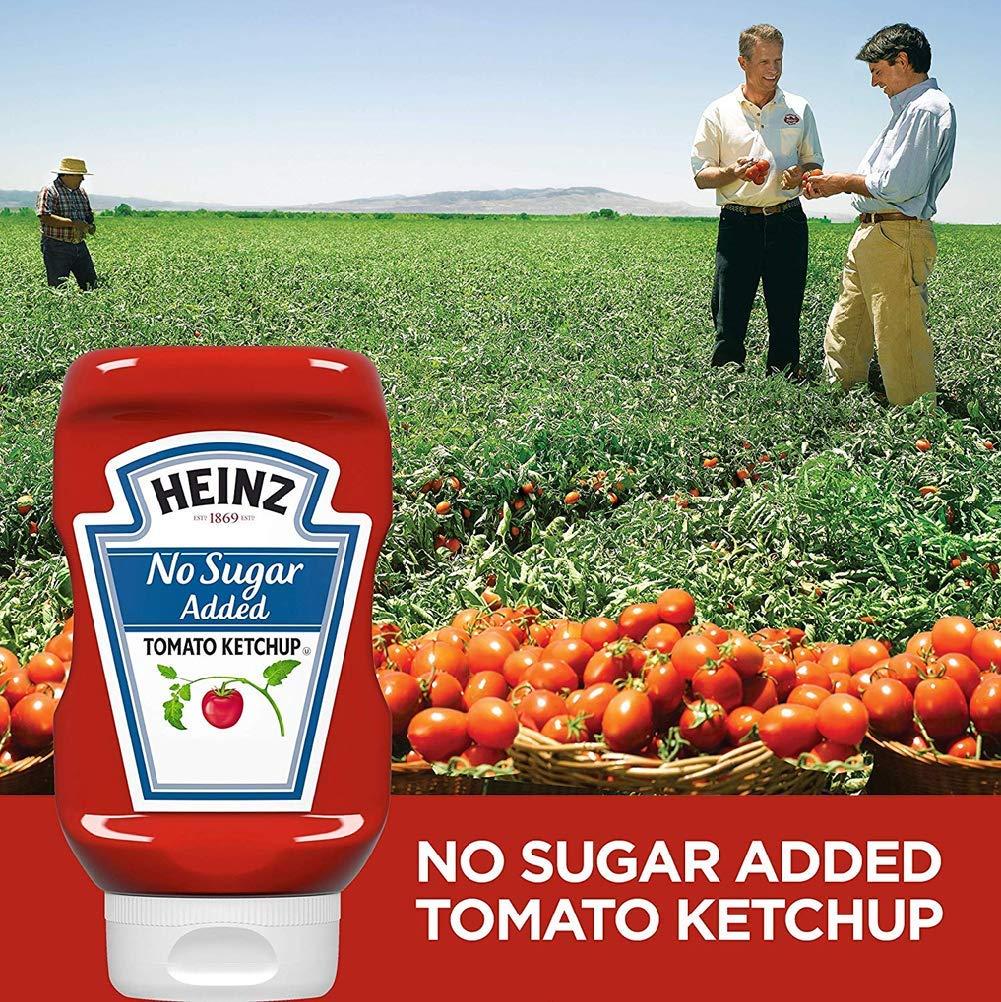 image:imageHeinz Tomato Ketchup with No Sugar Added 13 oz BottleNo Added Sugar