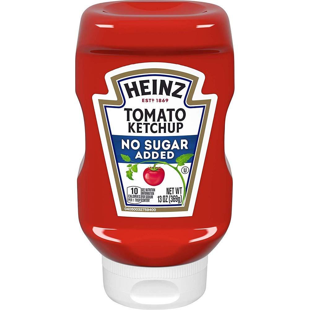 image:imageHeinz Tomato Ketchup with No Sugar Added 13 oz BottleNo Added Sugar