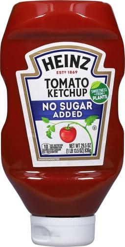 image:imageHeinz Tomato Ketchup with No Sugar Added 13 oz BottleNo Added Sugar