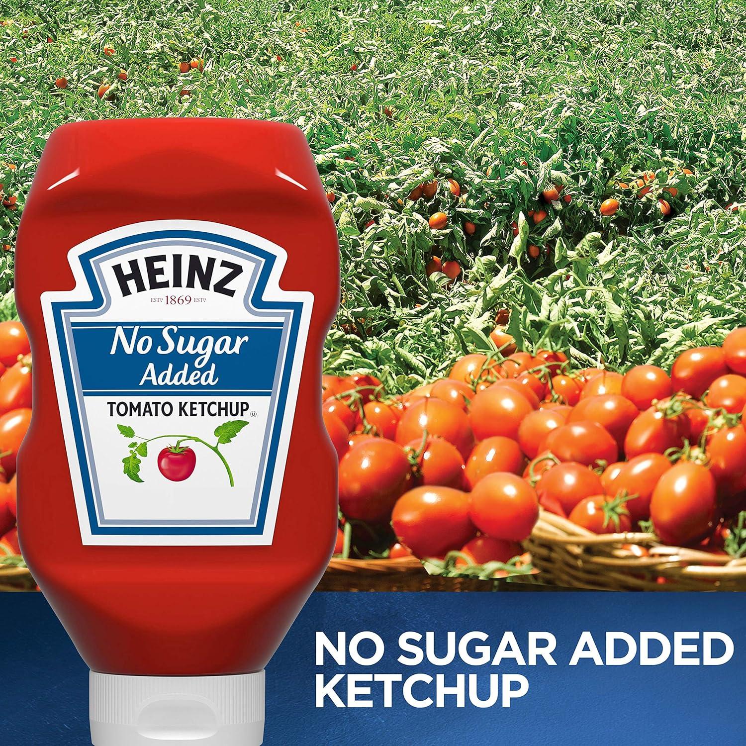 image:imageHeinz Tomato Ketchup with No Sugar Added 13 oz BottleTomato