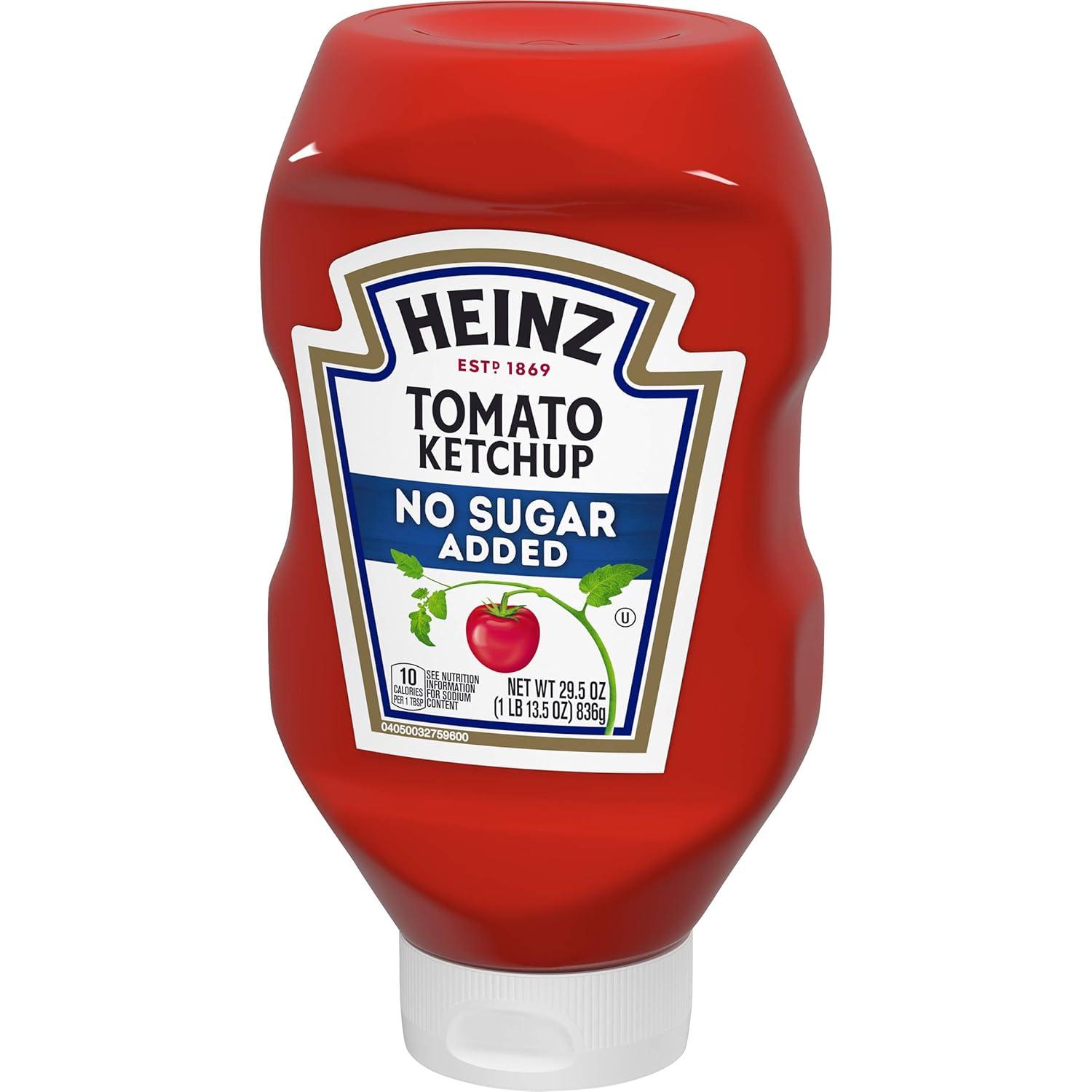 image:imageHeinz Tomato Ketchup with No Sugar Added 13 oz BottleTomato