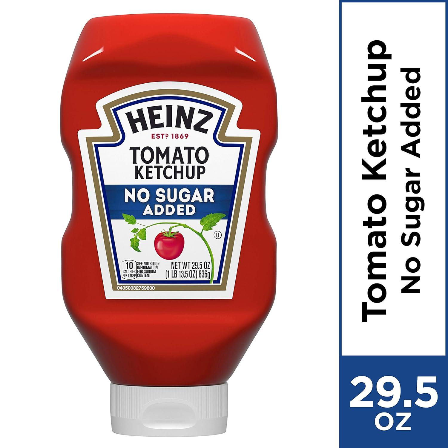 image:imageHeinz Tomato Ketchup with No Sugar Added 13 oz BottleTomato