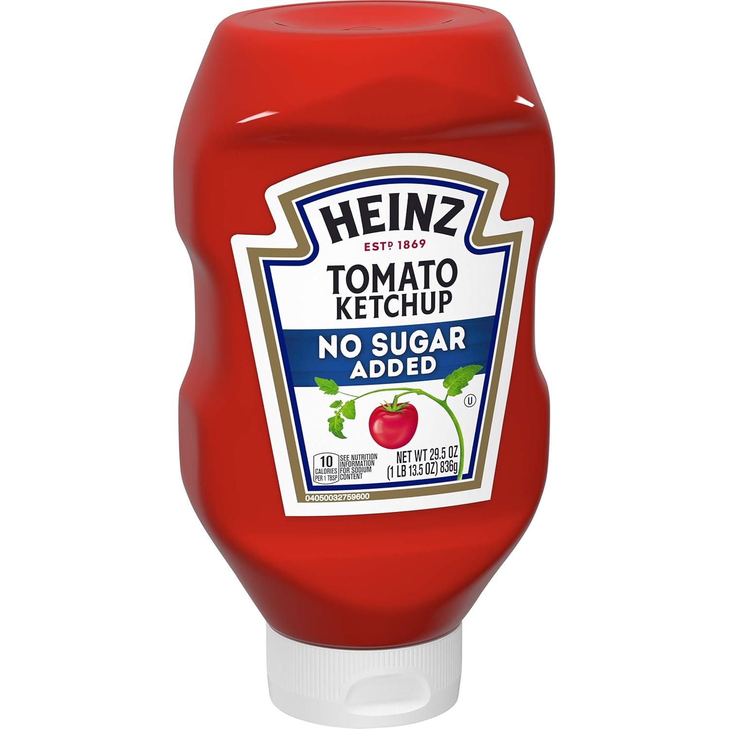 image:imageHeinz Tomato Ketchup with No Sugar Added 13 oz BottleTomato