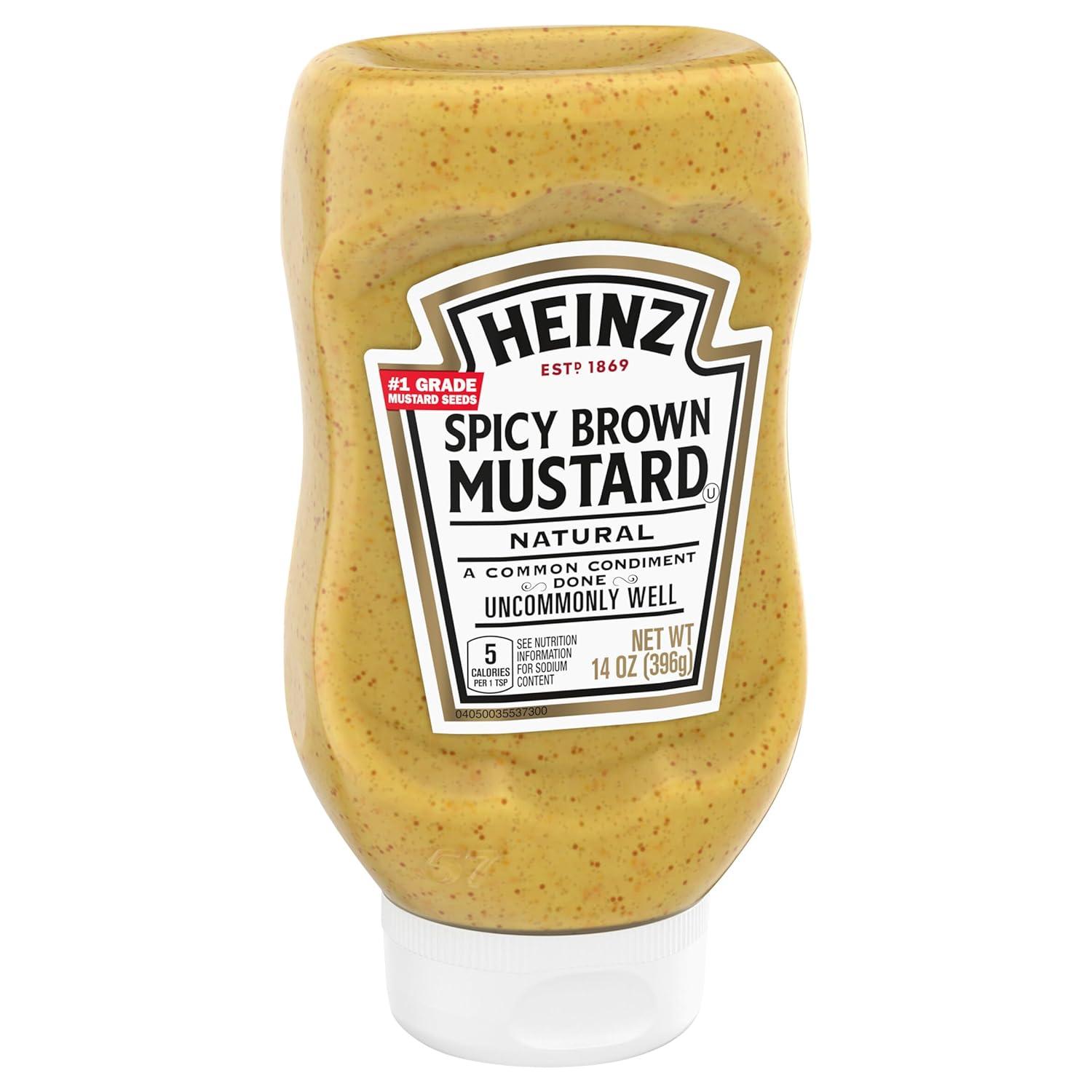 image:imageHeinz Yellow Mustard 14 ozSpicy Brown
