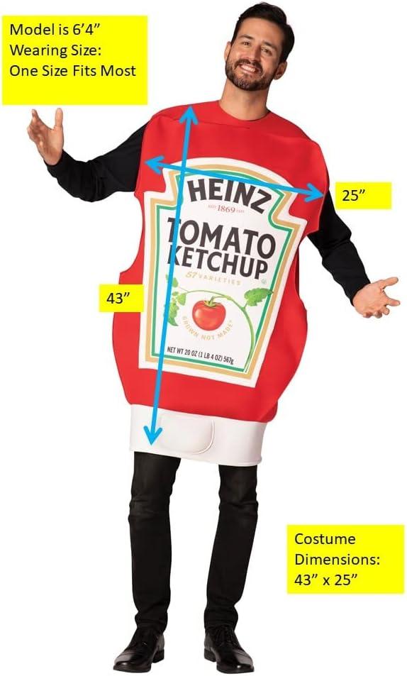 image:imageRasta Imposta Unisex Heinz Ketchup Squeeze Bottle Adult Costume