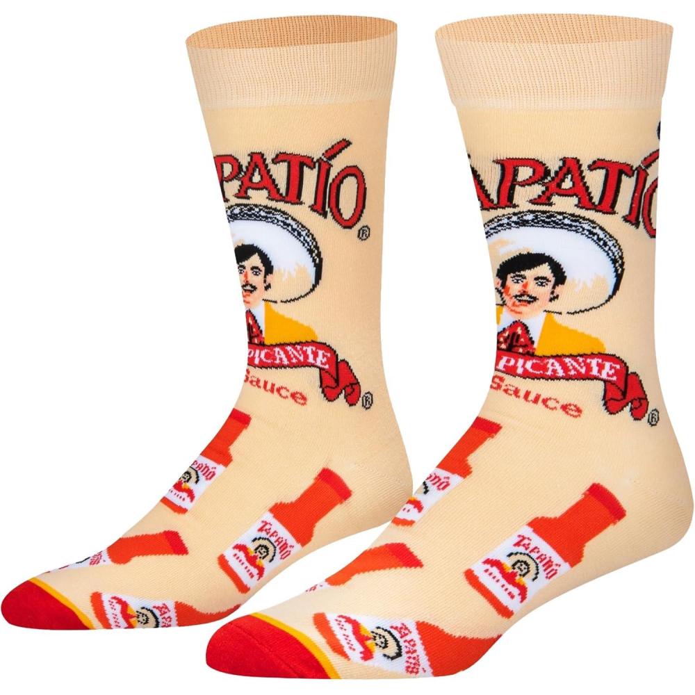 image:imageCool Socks Condiment Novelty Crew Socks for Men amp Women Fun FoodThemed Gift Colorful Everyday Crew Sock CollectionTapatio Bottles