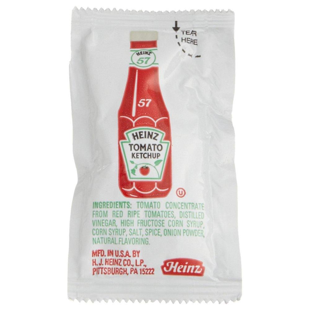 image:imageHeinz Ketchup Single Serve Packet 025 oz Packets Pack of 750032 Ounce Pack of 200