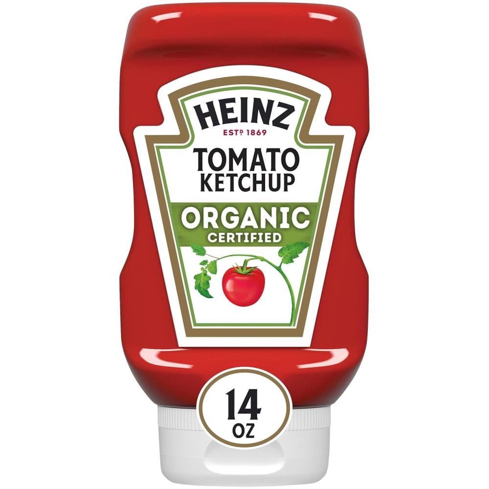 image:imageHeinz Organic Tomato Ketchup 14 oz Bottle14 Ounce Pack of 1
