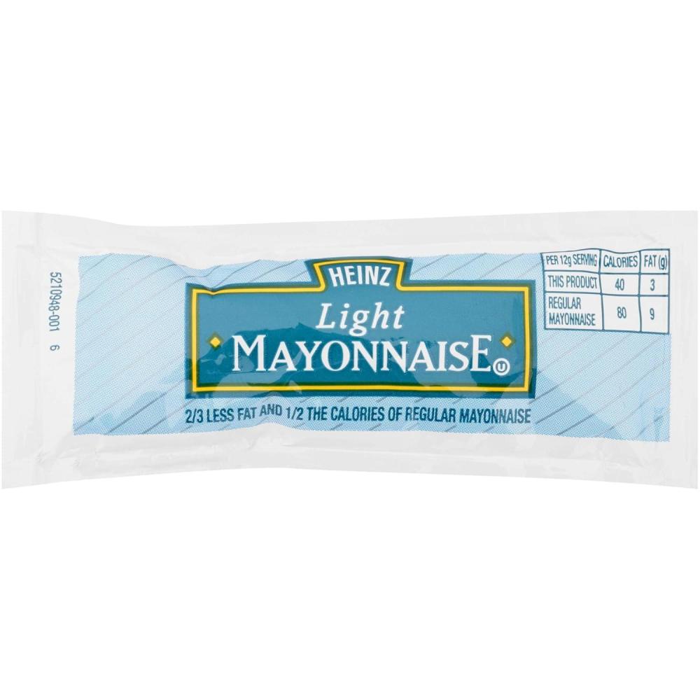 image:imageHeinz Real Mayonnaise Single Serve Packet 04 oz Packets Pack of 500Light