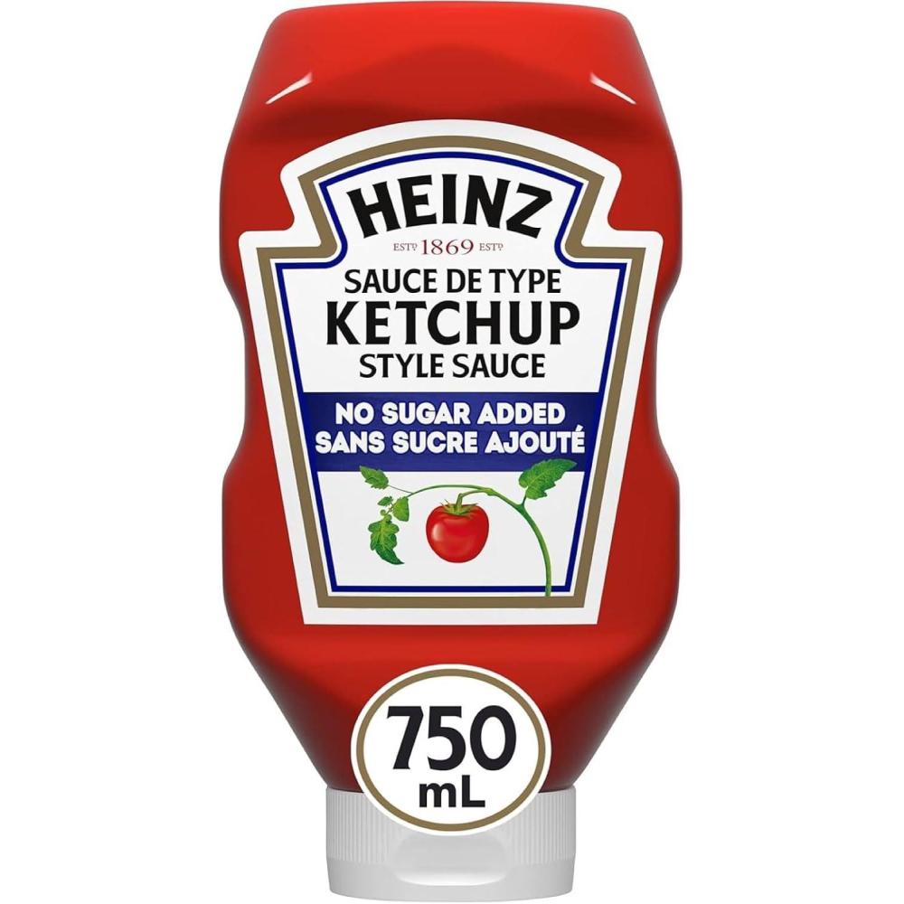 image:imageHeinz Tomato Ketchup with No Sugar Added 13 oz BottleKetchup Style
