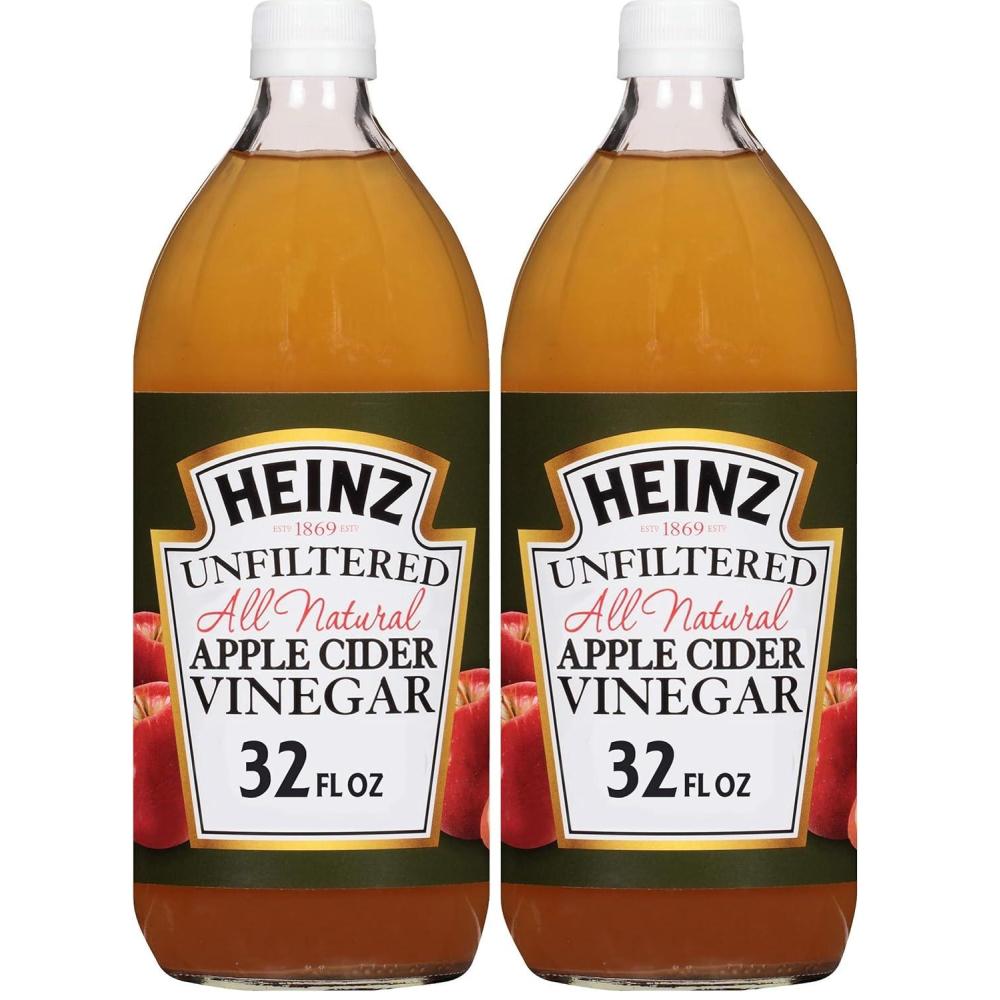 image:imageHeinz Vinegar Natural Unflitered Apple Vinegar 32oz Bottle32 Fl Oz Pack of 2
