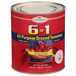 image:imageEscalon 6 in 1 All Purpose Ground Tomatoes 6 lb 9 oz Can