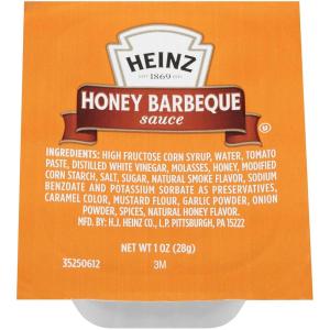 image:imageHeinz BBQ Sauce Dip Cup Single Serve Packet 1 oz Packets Pack of 100Honey Barbecue